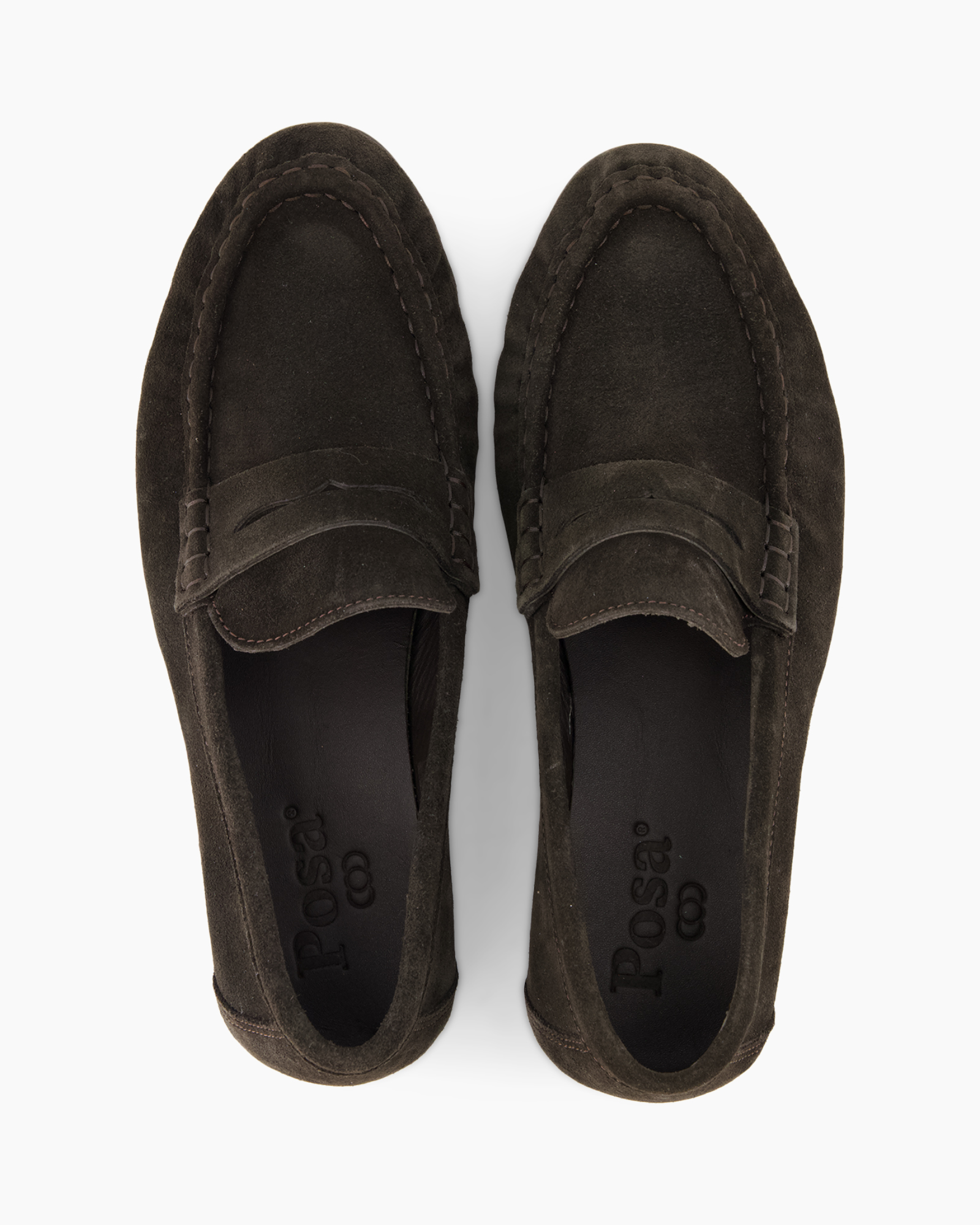 loafers, moccasins, suede, brown, slip-on