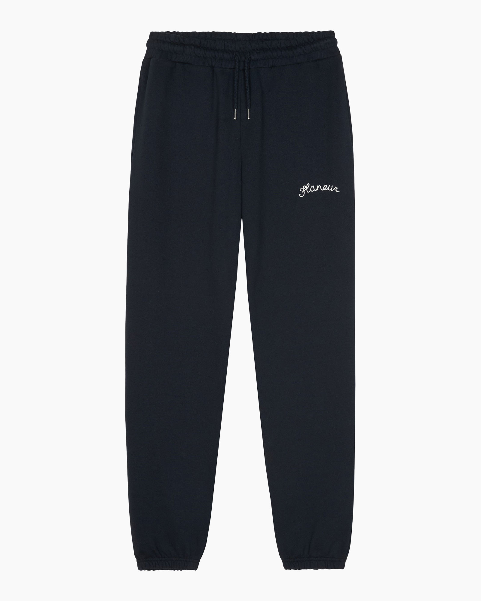 sweatpants, pants, navy, drawstring, logo