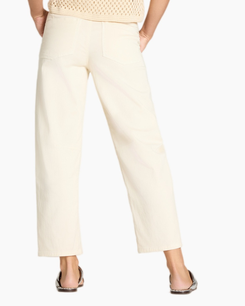 pants, cream, wide-leg, tie-belt, sandal-strap