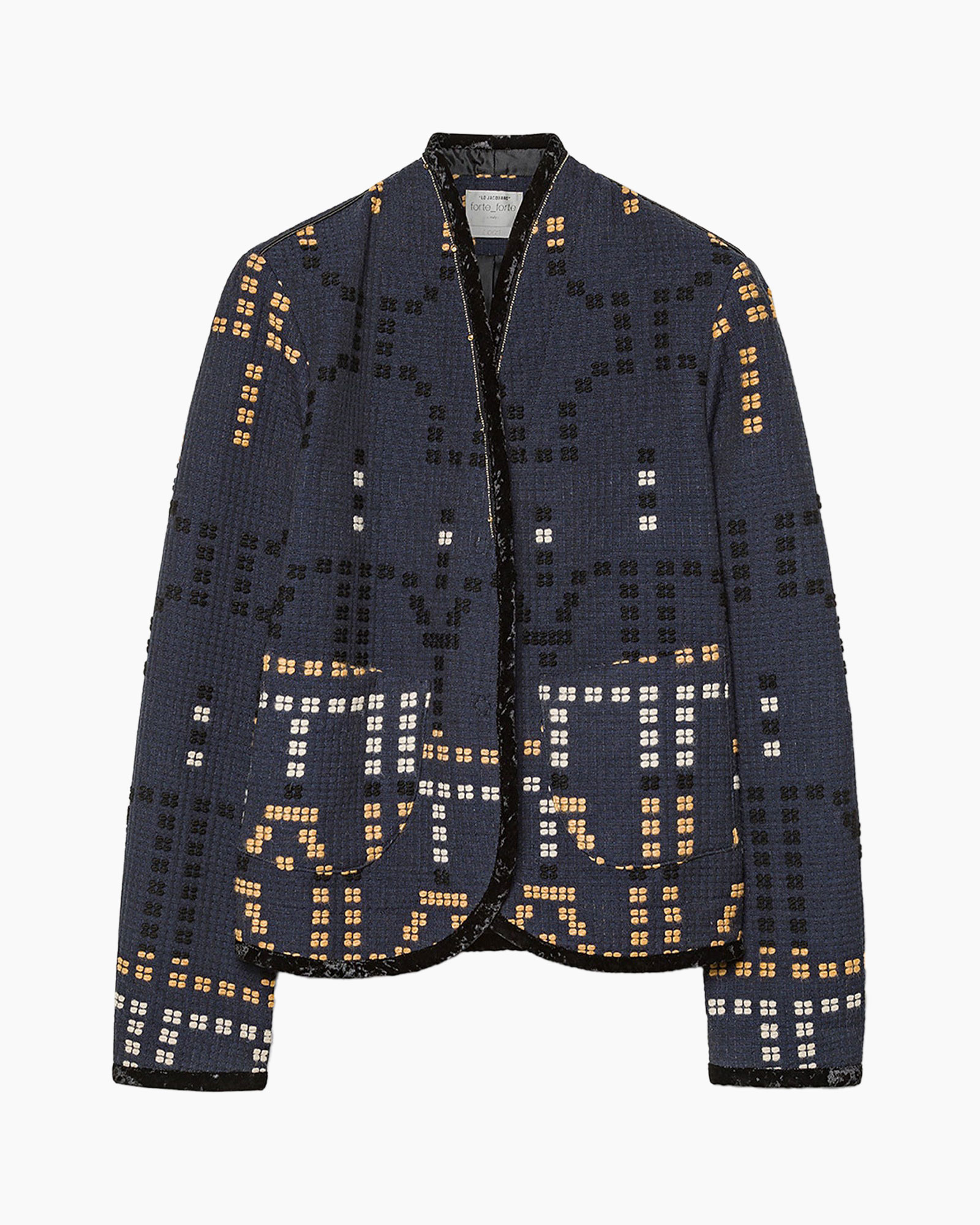 jacket, blazer, woven, patterned, textured