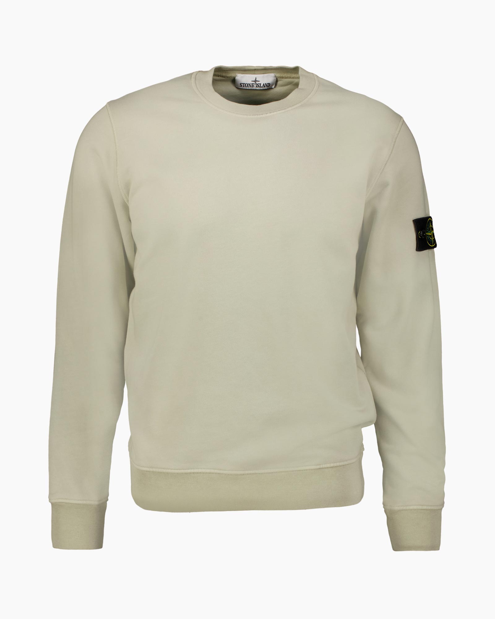 crewneck, sweatshirt, beige, long_sleeve, patch_logo
