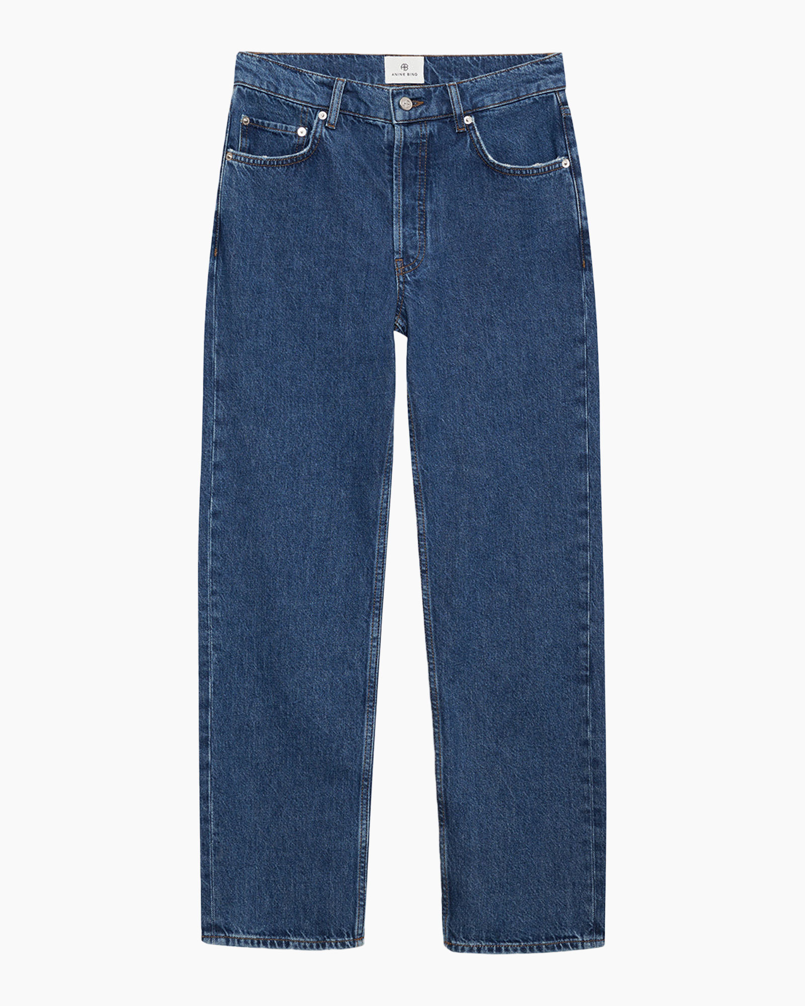 jeans, denim, blue, straight leg, five-pocket