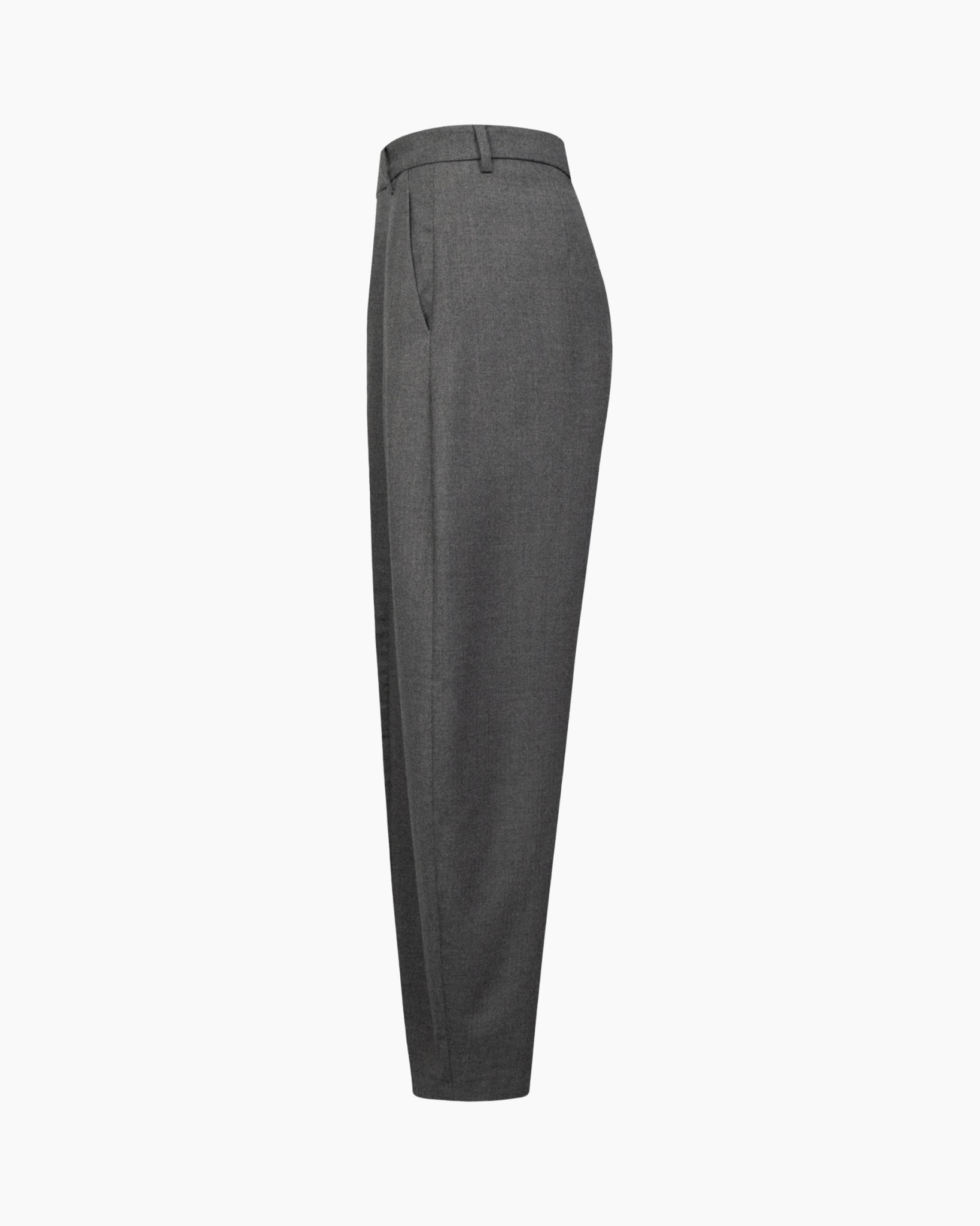 trousers, pants, gray, flat-front, slim-fit
