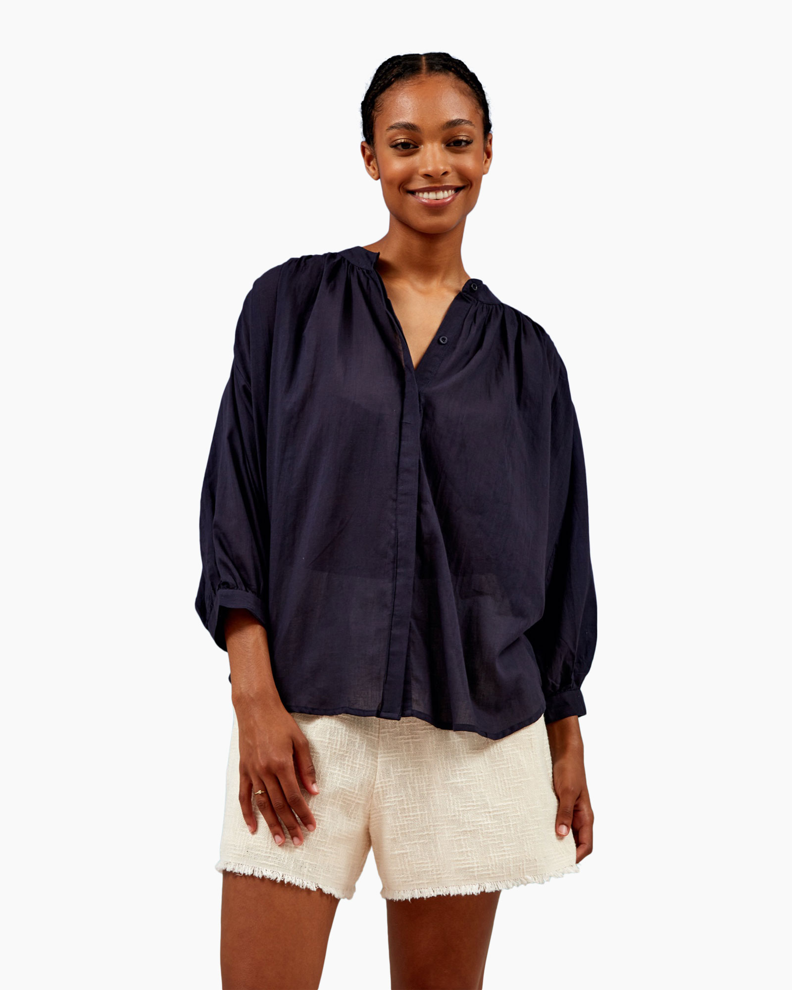 Blouse Balloon Donker Blauw