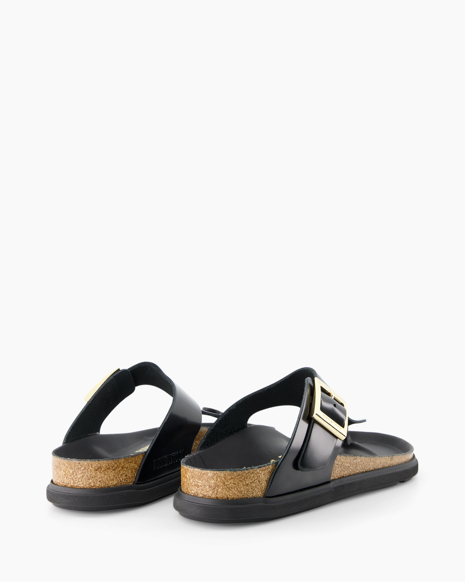 sandals, black,  Buckle, cork sole, open toe