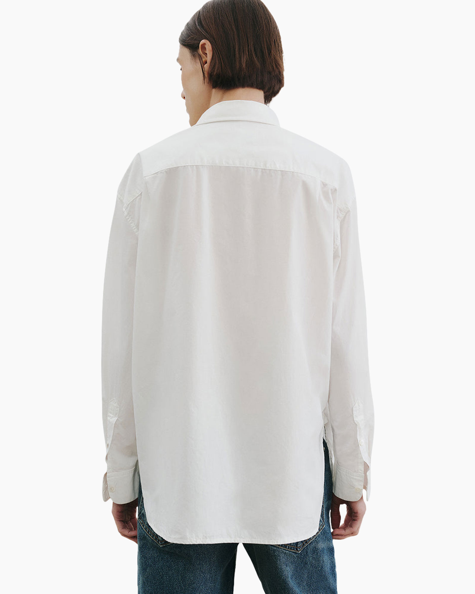 Blouse, Clothing, Shirt, Person, Jeans