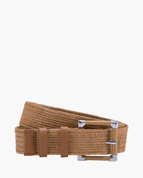 belt, fabric belt, adjustable, brown, textured