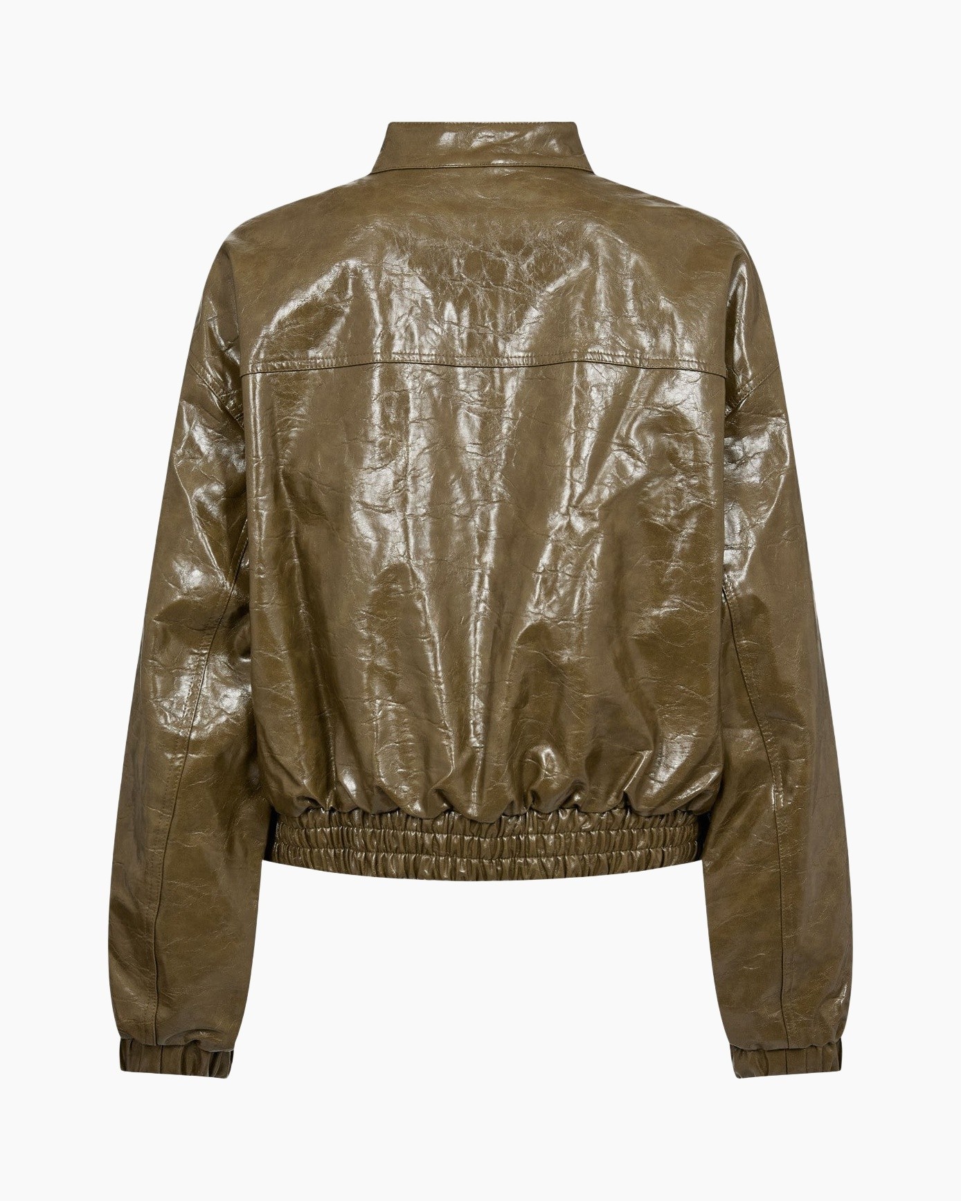 leather, jacket, brown, bomber, back