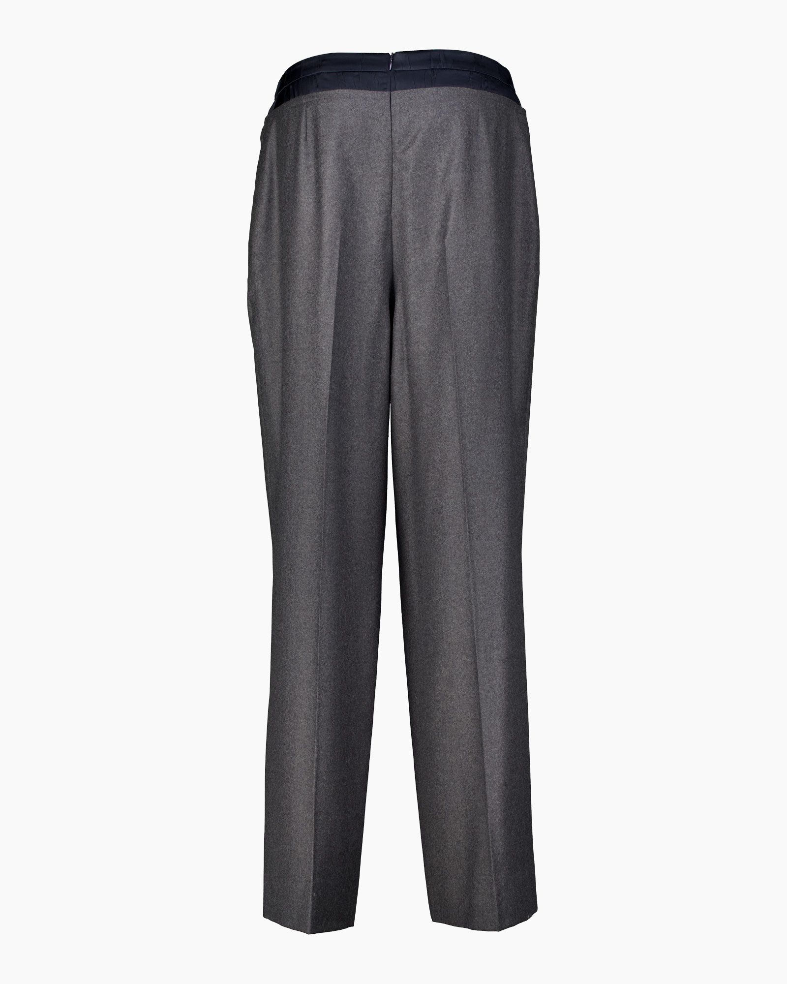 trousers, wide-leg, gray, formal, pleated