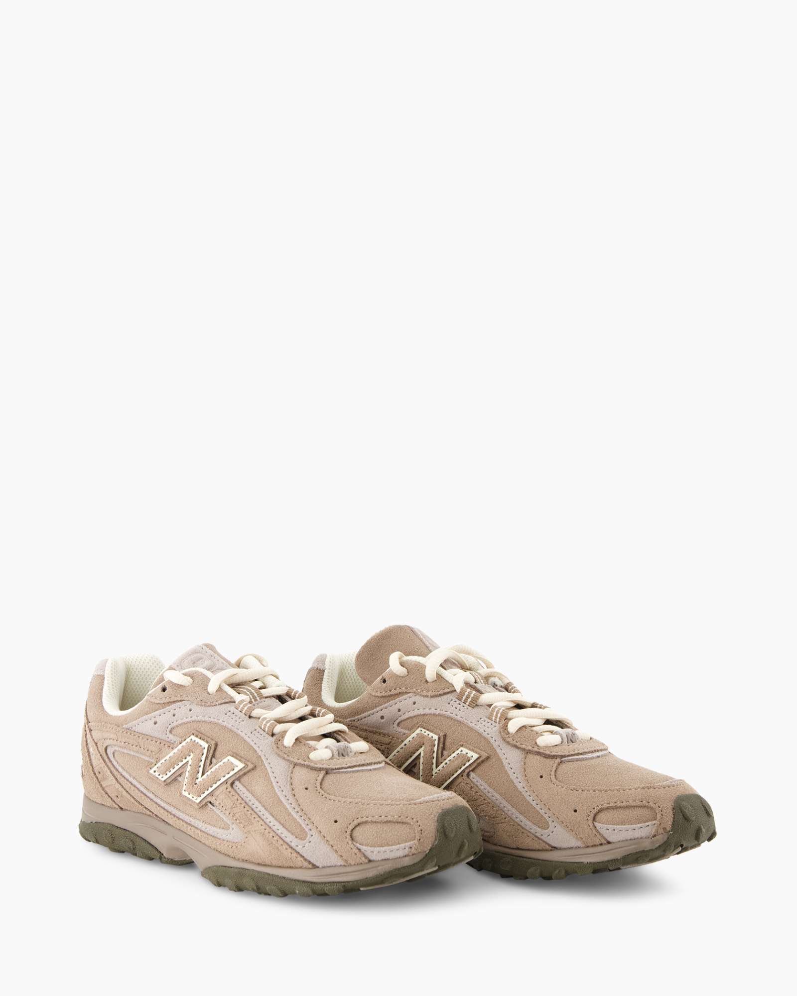 sneakers, beige, mesh, lace-up, athletic shoe