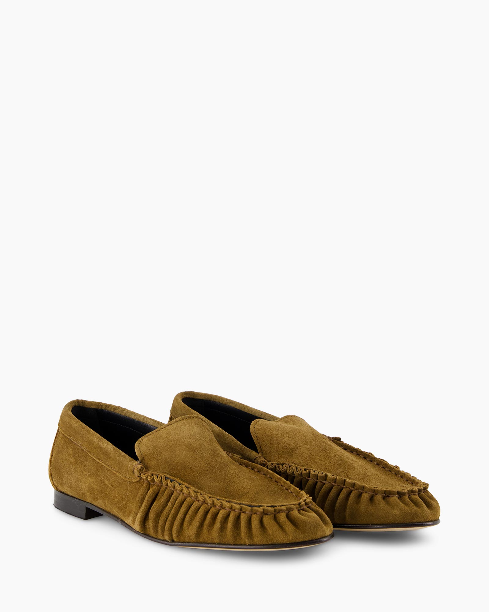 loafers, suede, brown, moccasin, slip-on