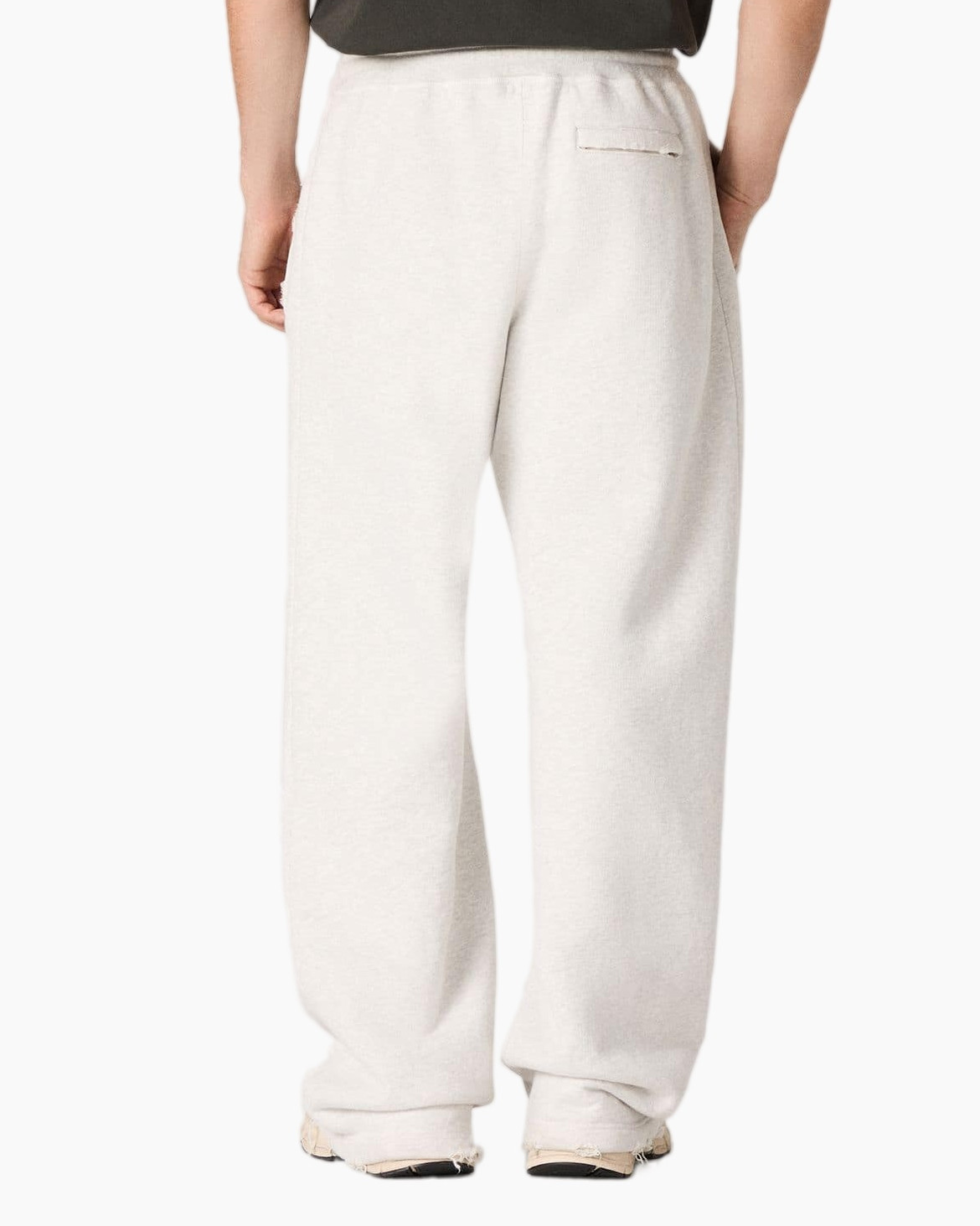 sweatpants, drawstring, wide-leg, beige, pockets