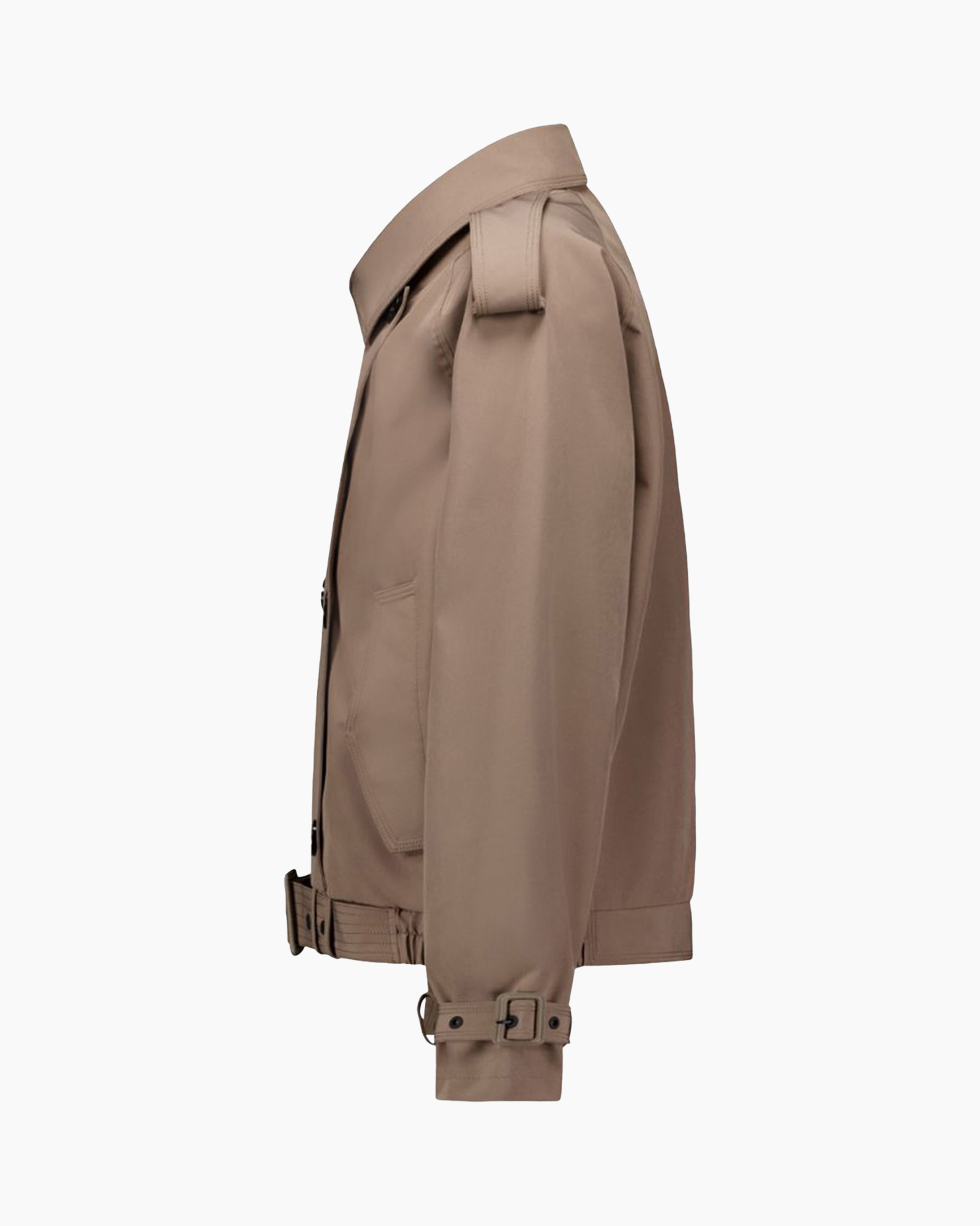 trench, coat, beige, belted, long-sleeve
