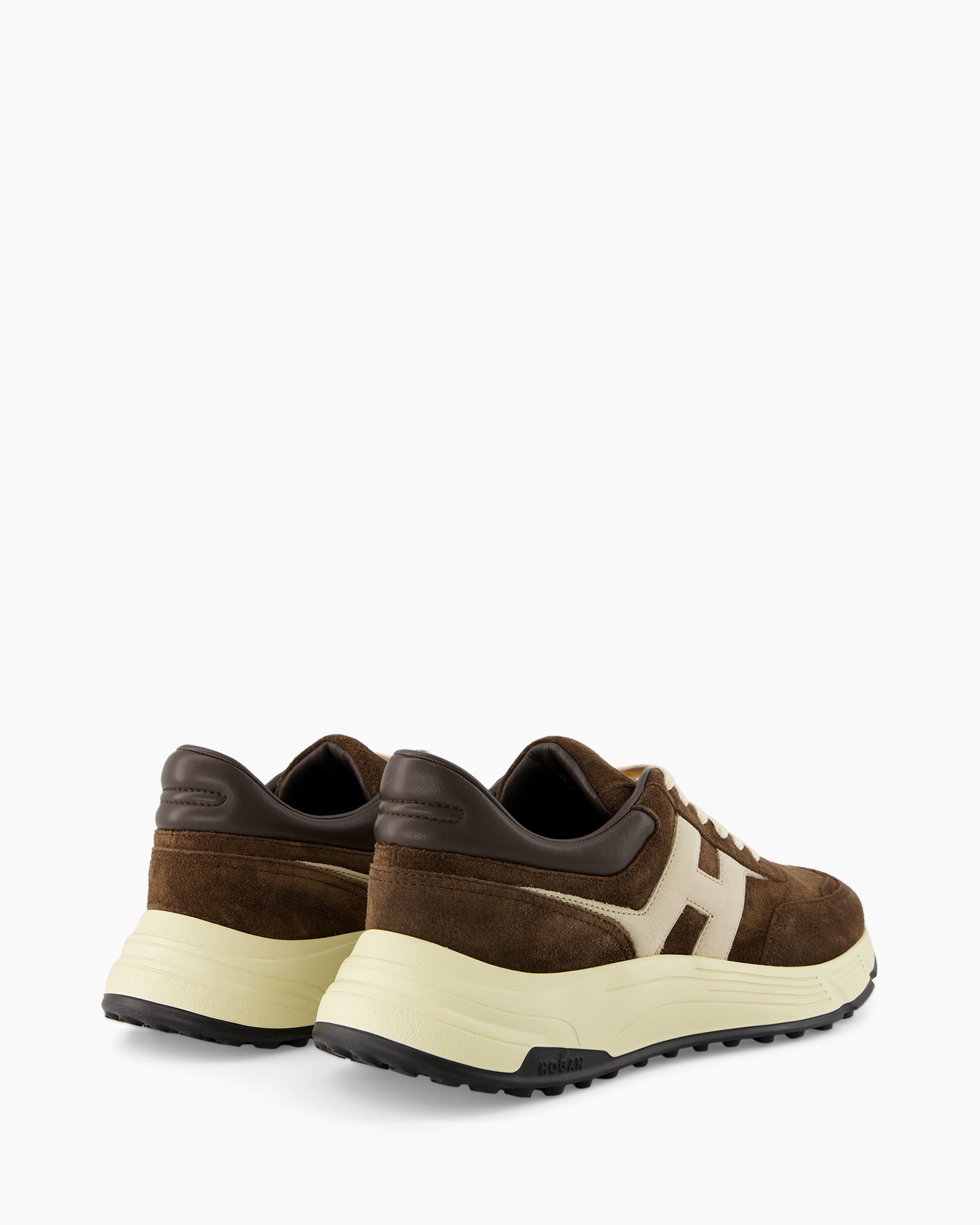 sneakers, brown, suede, runner, creep-back