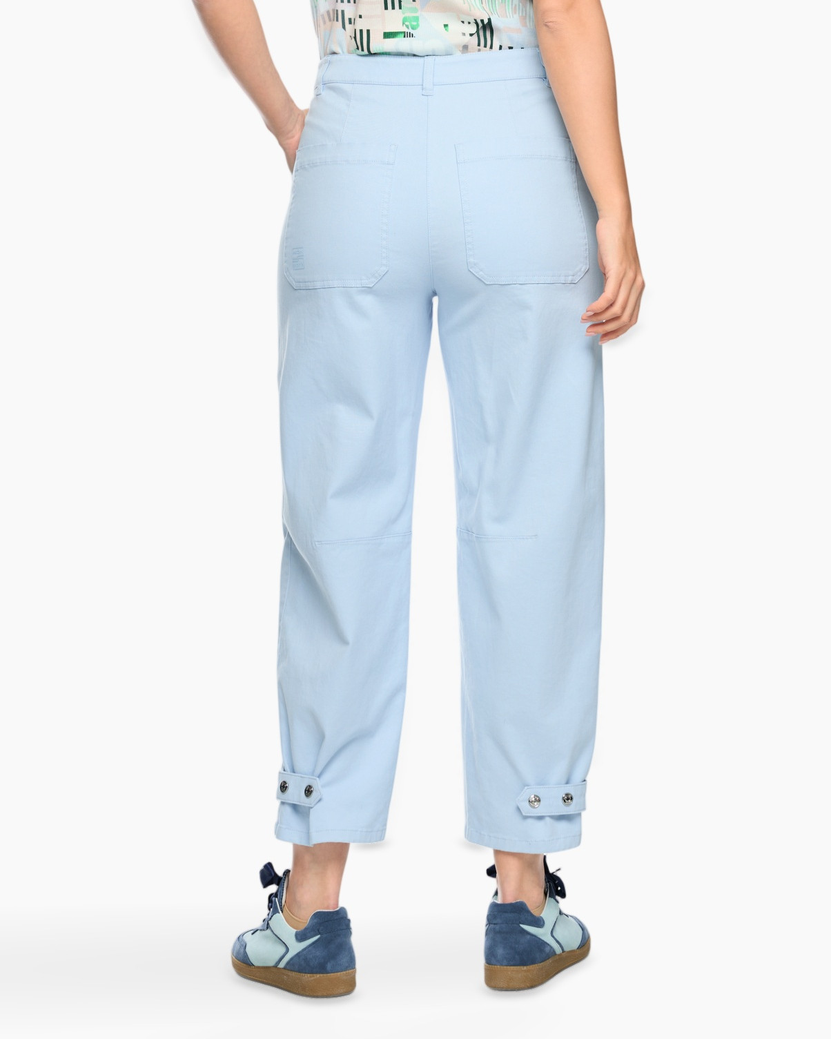 pants, light-blue, capri, ankle-length, casual