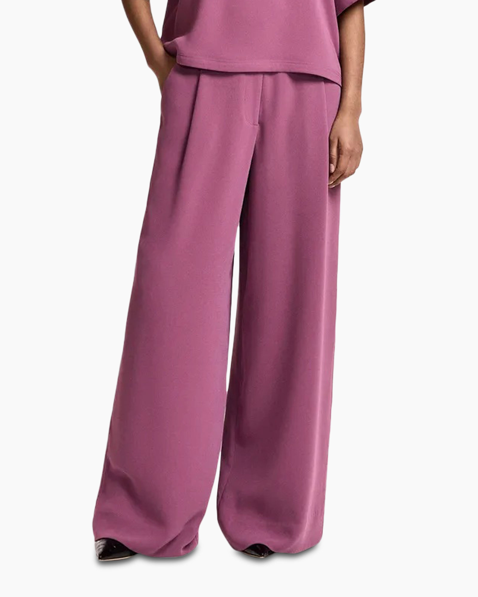 wide-leg, pants, pink, trousers, palazzo