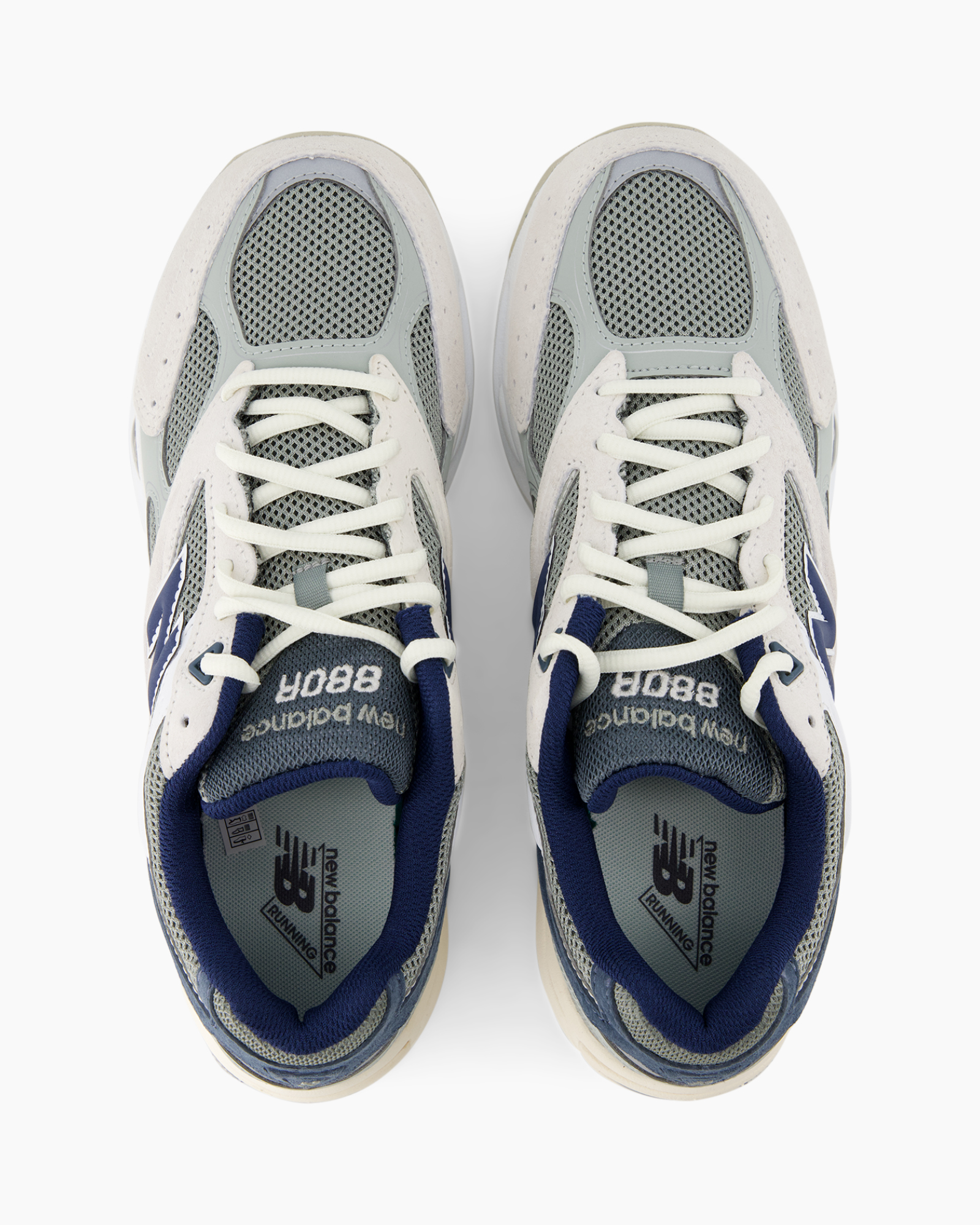 sneakers, mesh, laces, gray, blue