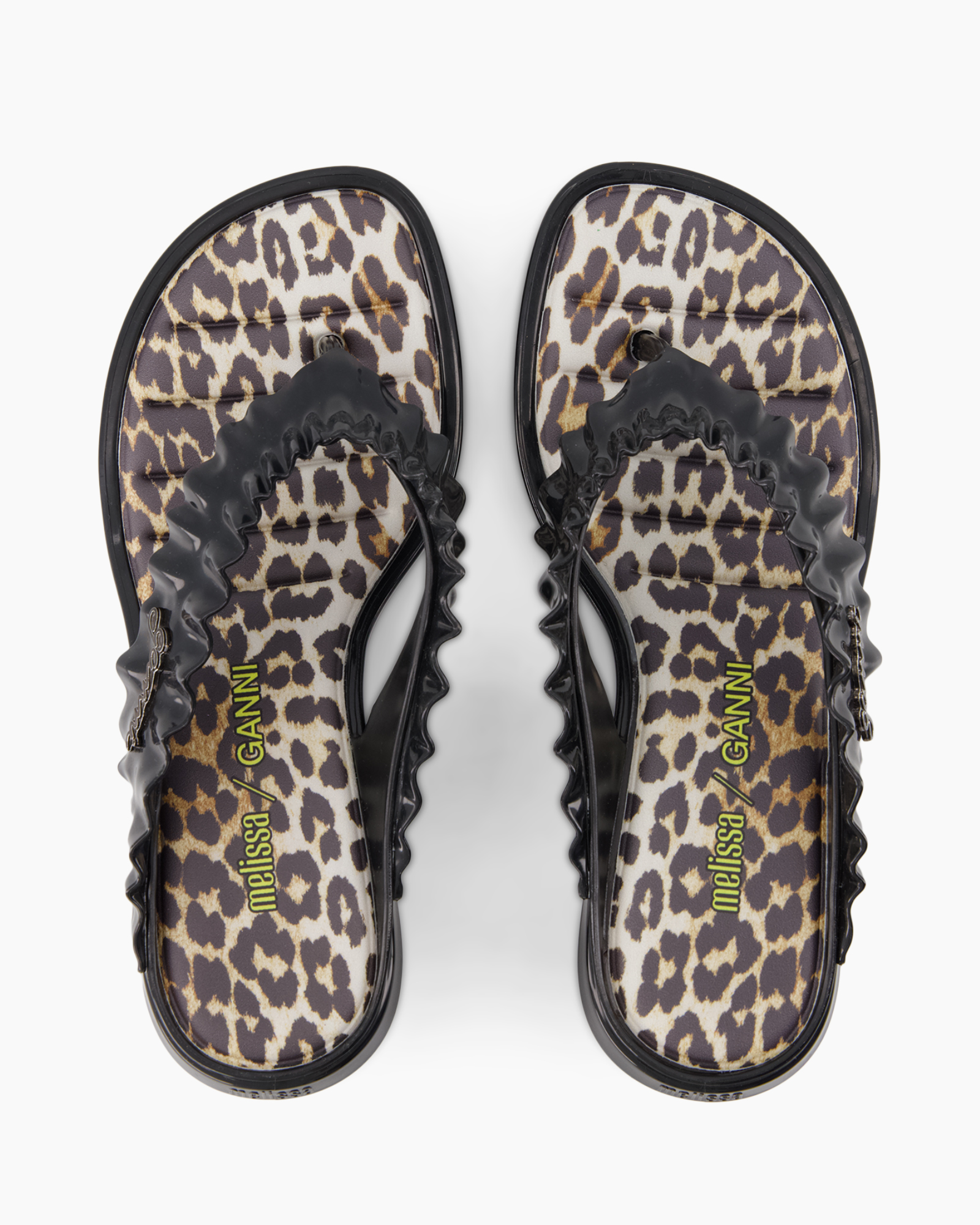 leopard, sandals, slippers, flip-flops, ruffled