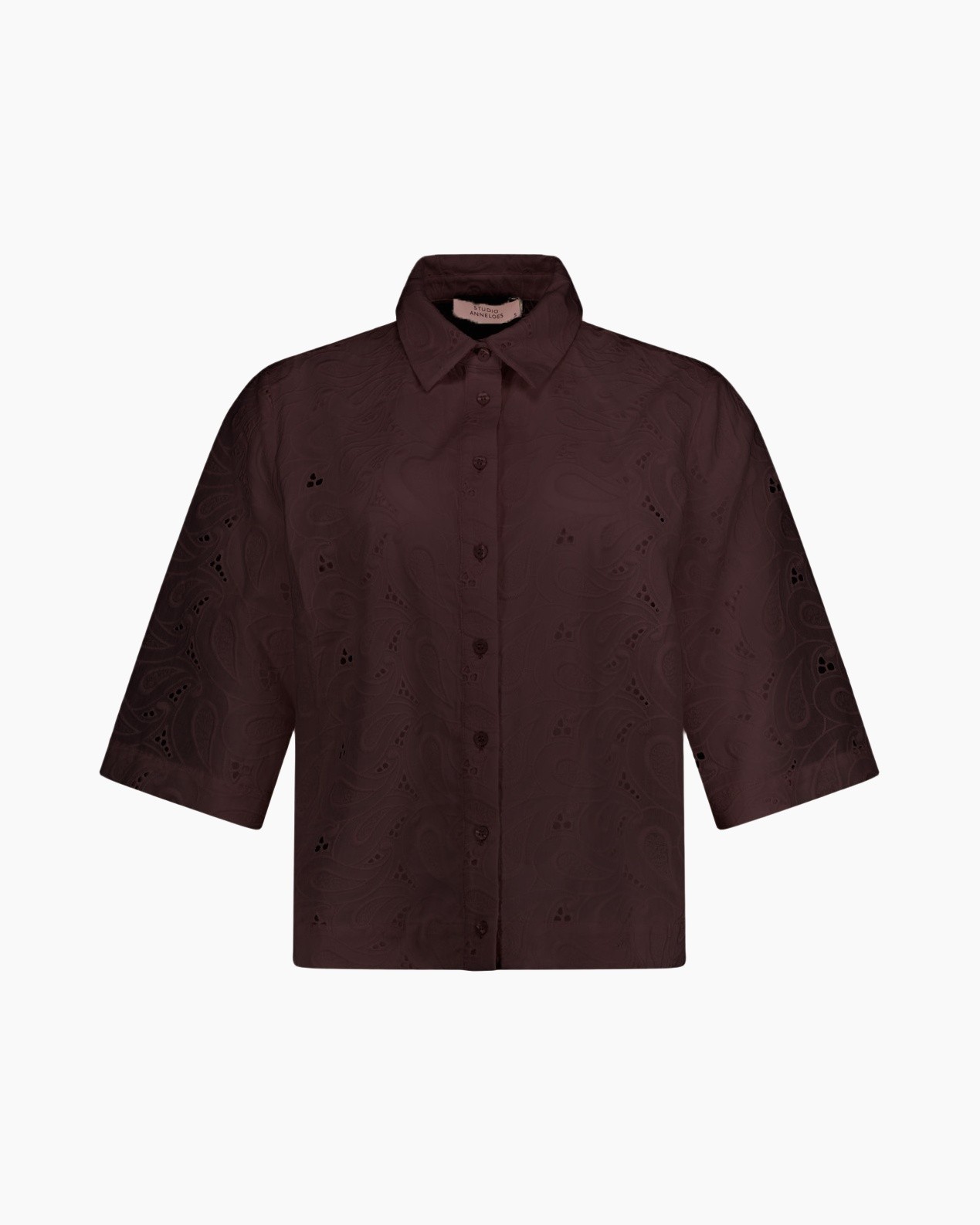 shirt, blouse, top, button-down, brocade