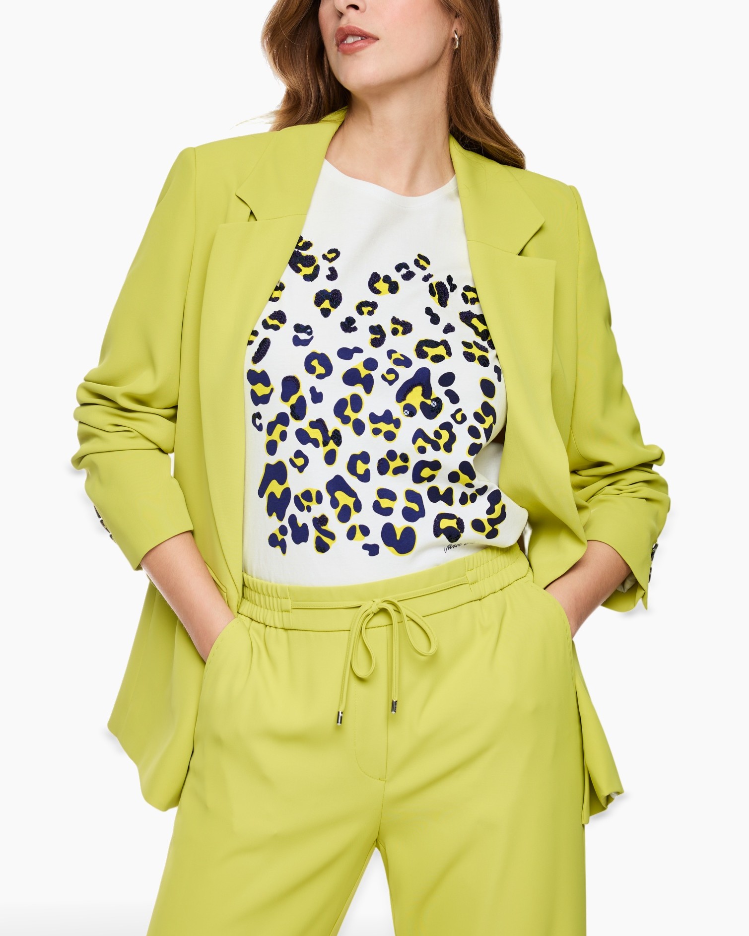 blazer, jacket, leisure suit, lime green, long sleeve