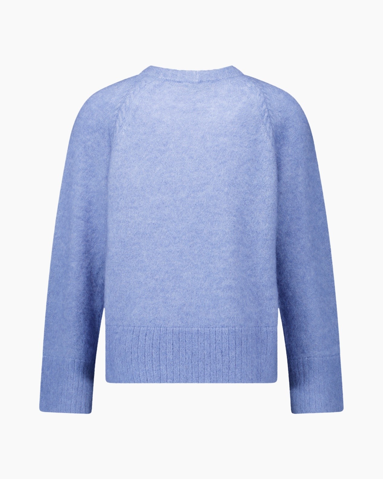 sweater, knit, pullover, long-sleeve, blue