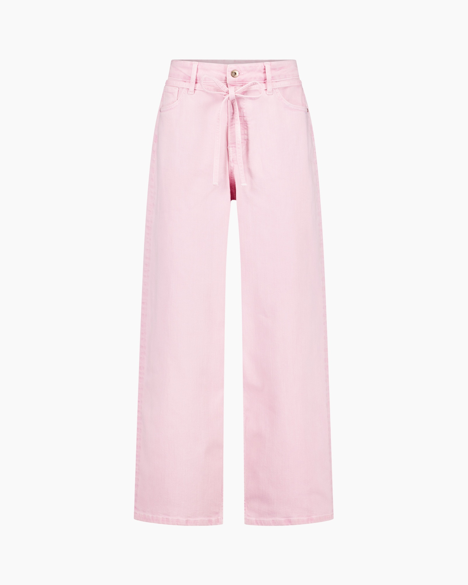 pink, pants, wide-leg, drawstring, linen-like