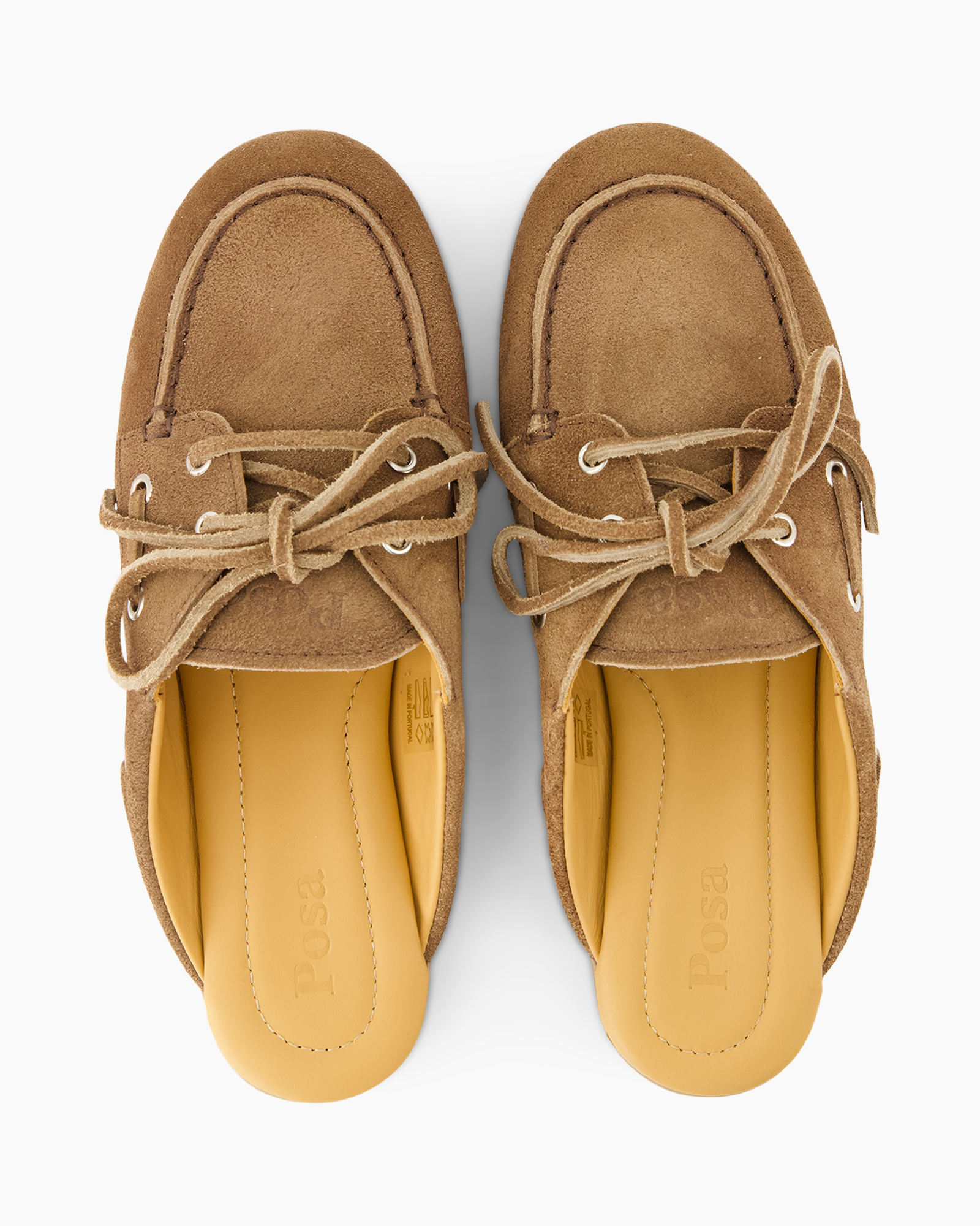 moccasin, loafers, suede, lace-up, tan