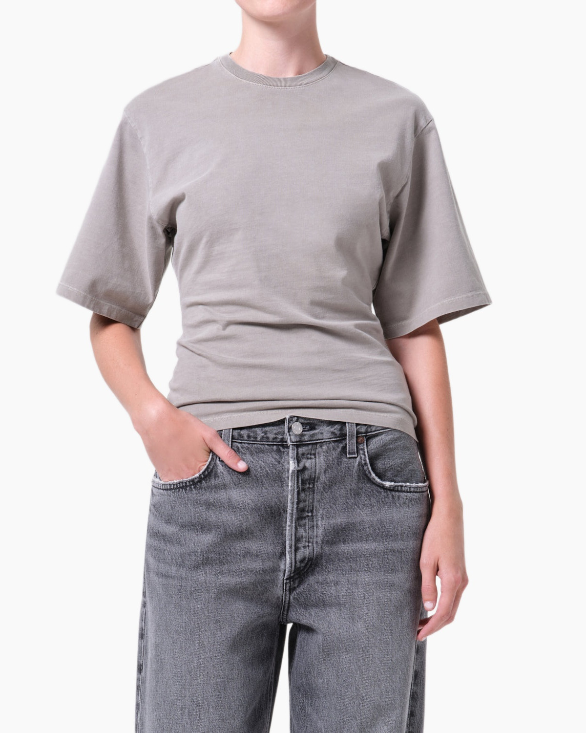 Clothing, T-Shirt, Jeans, Shirt, Person
