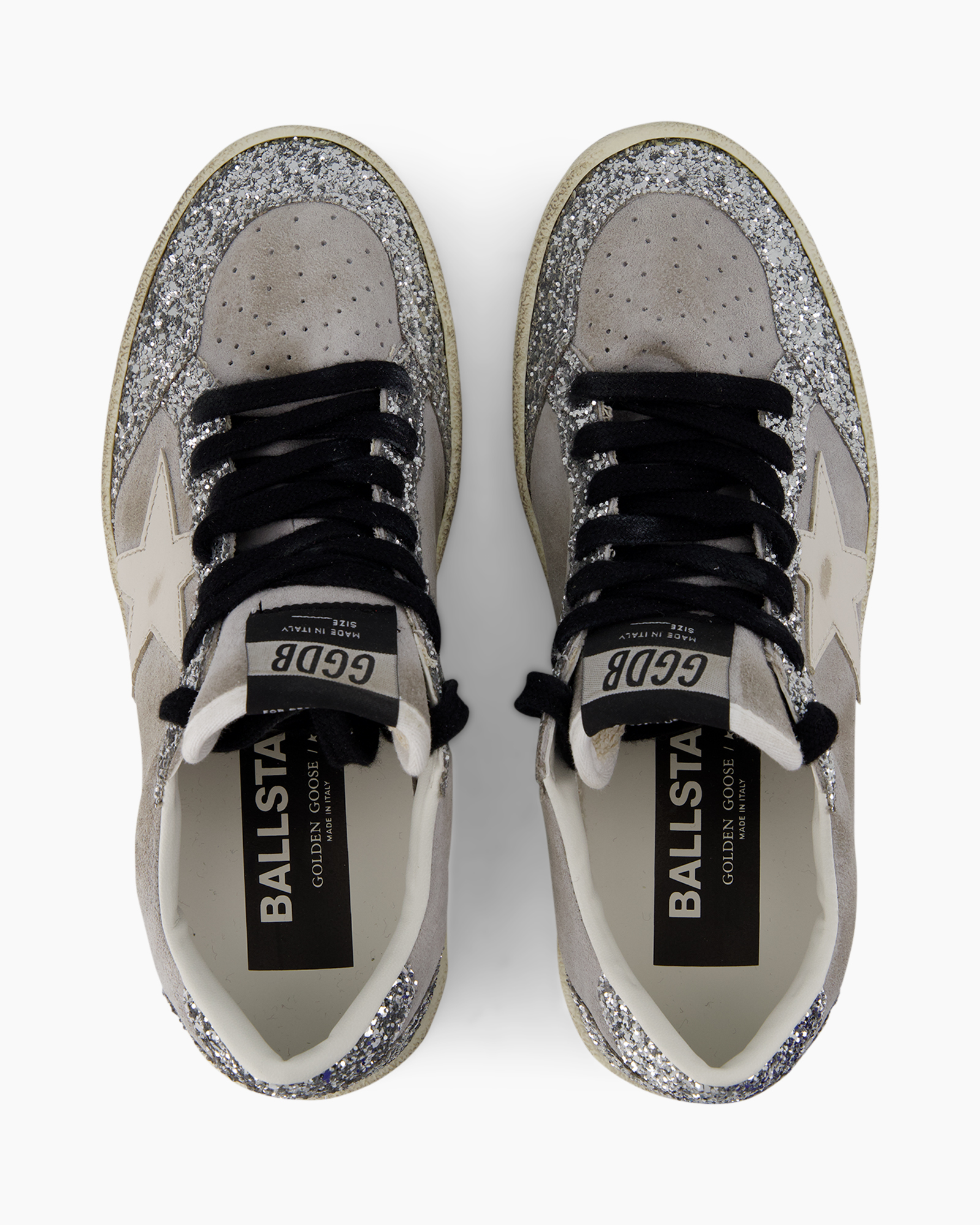 sneakers, glitter, athletic, lace-up, silver