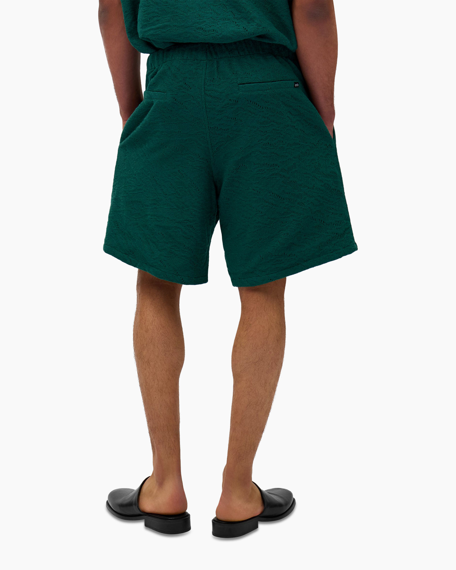 Korte Broek Crochet Short Donker Groen