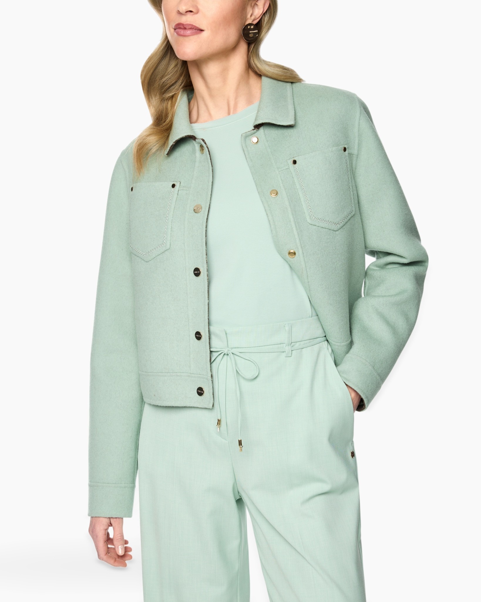 jacket, coat, mint, pocket, collar