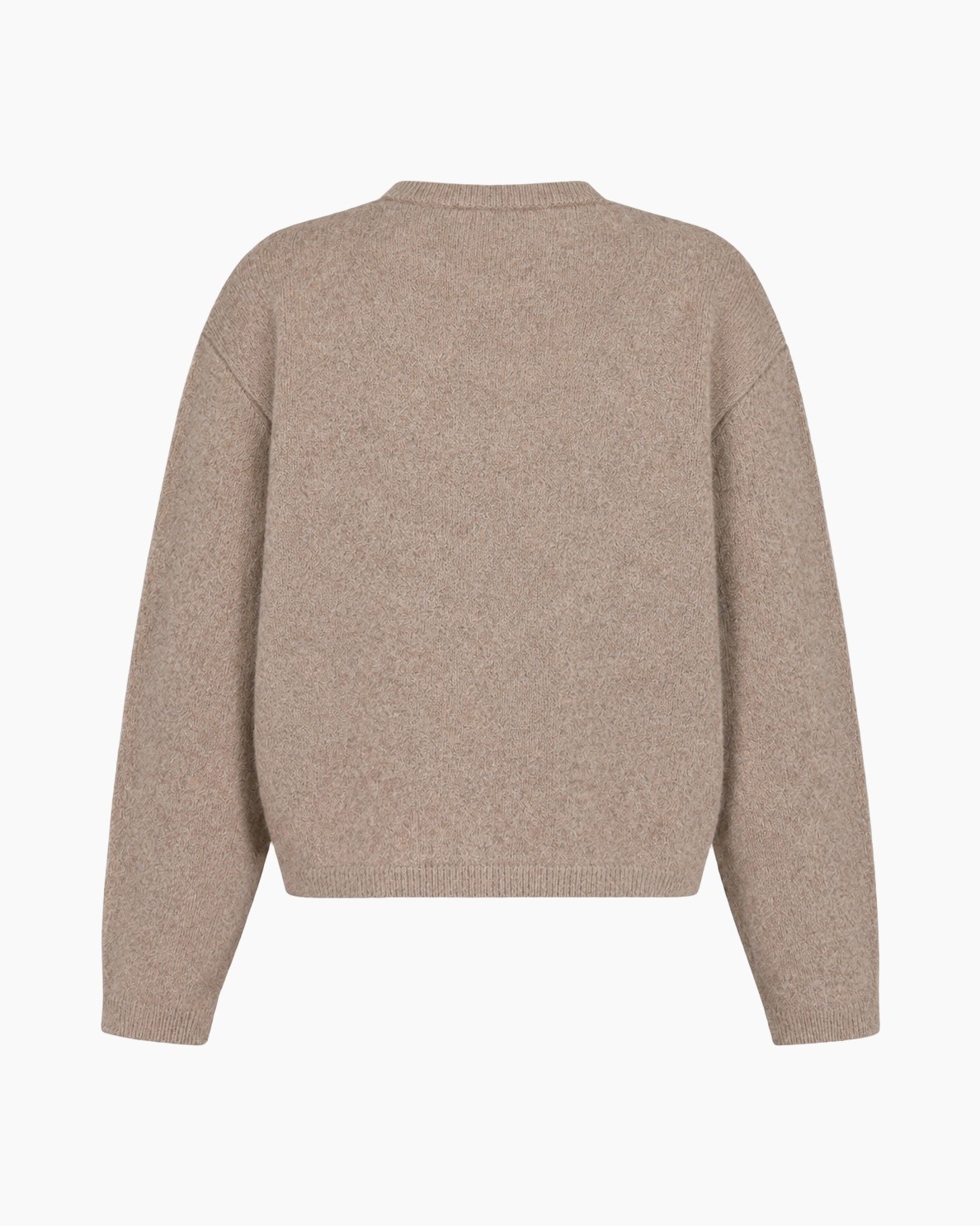 sweater, beige, knit, jumper, long-sleeve
