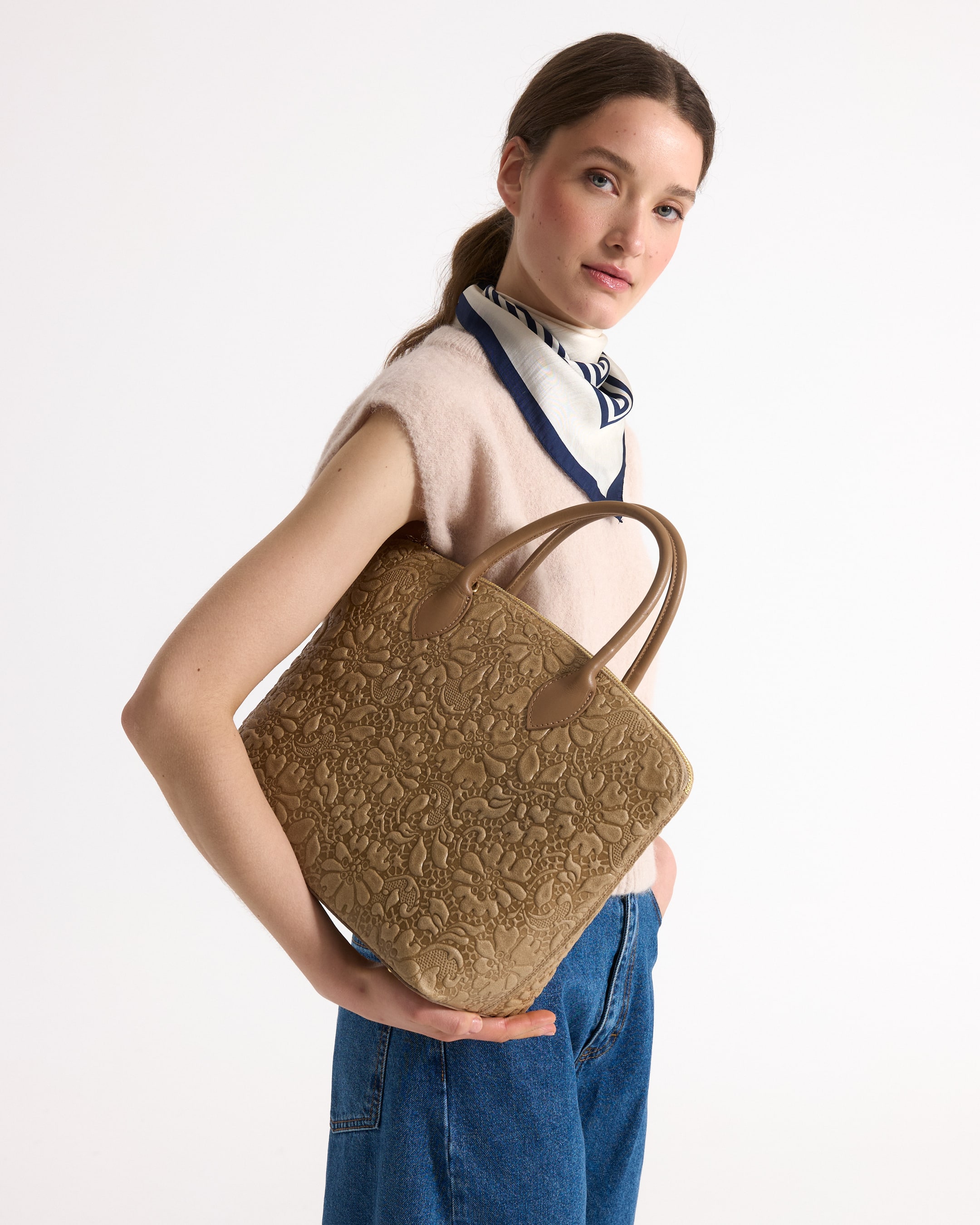 Schouder / Hand Tas Isili Beige