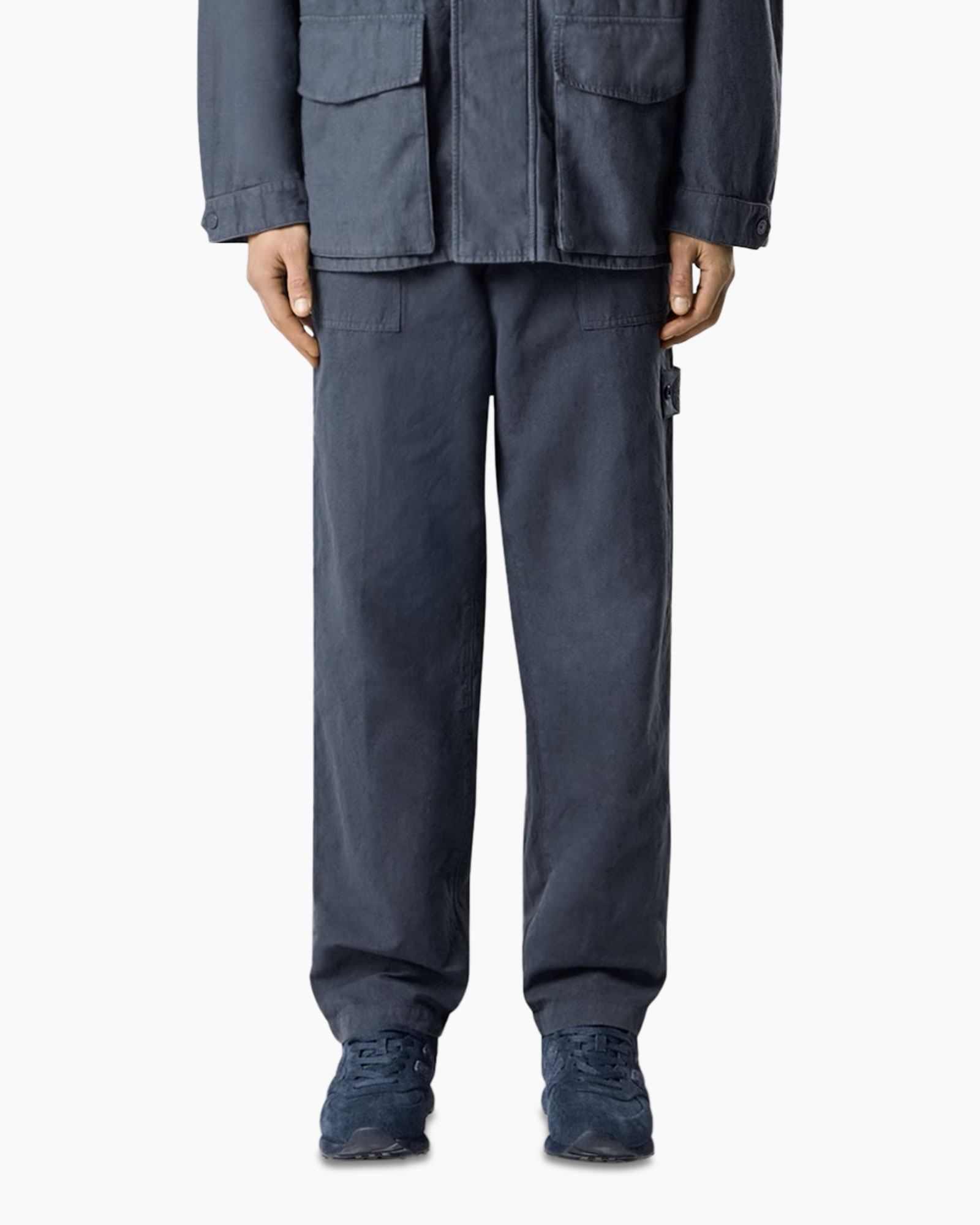 pants, cargo pockets, blue, workwear, loose fit