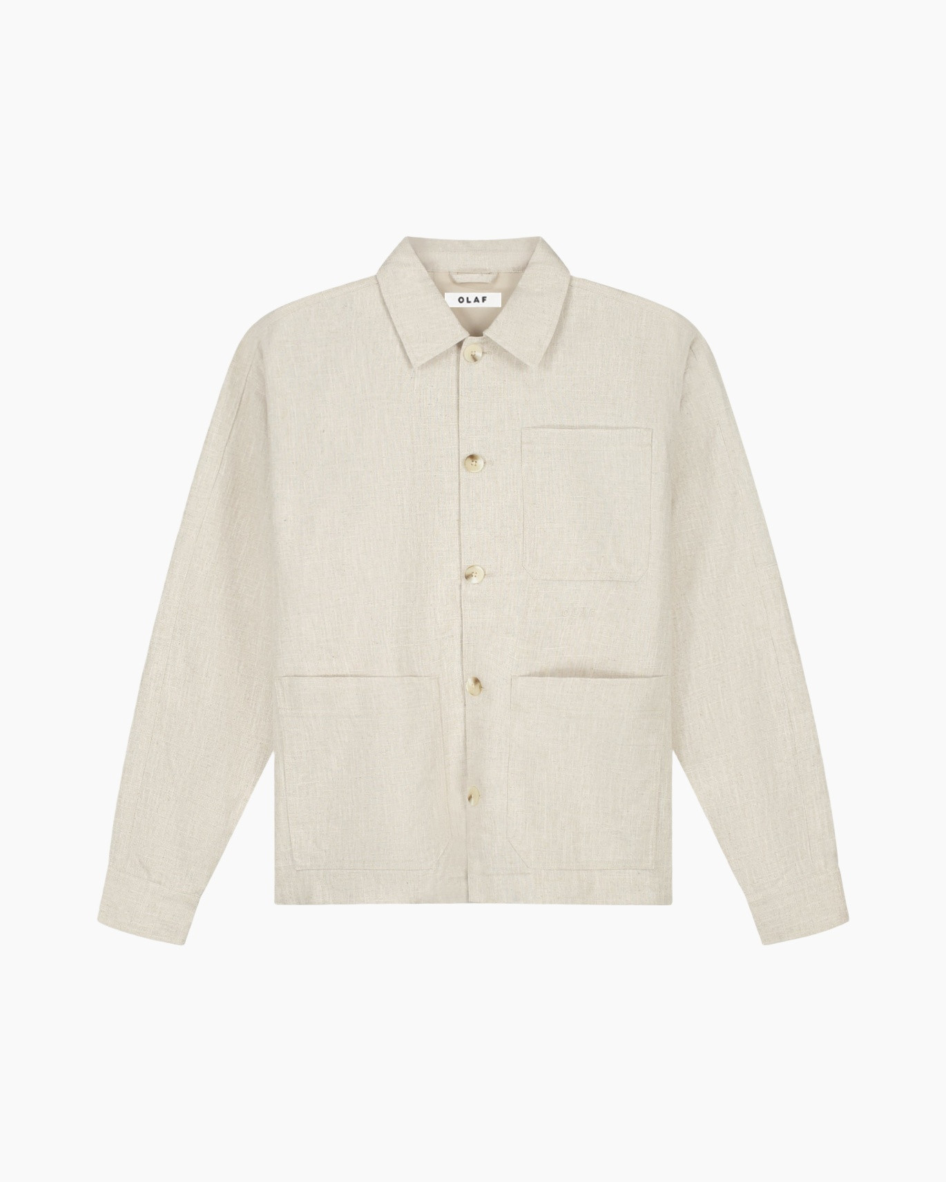 shirt, linen, beige, button-down, pocket