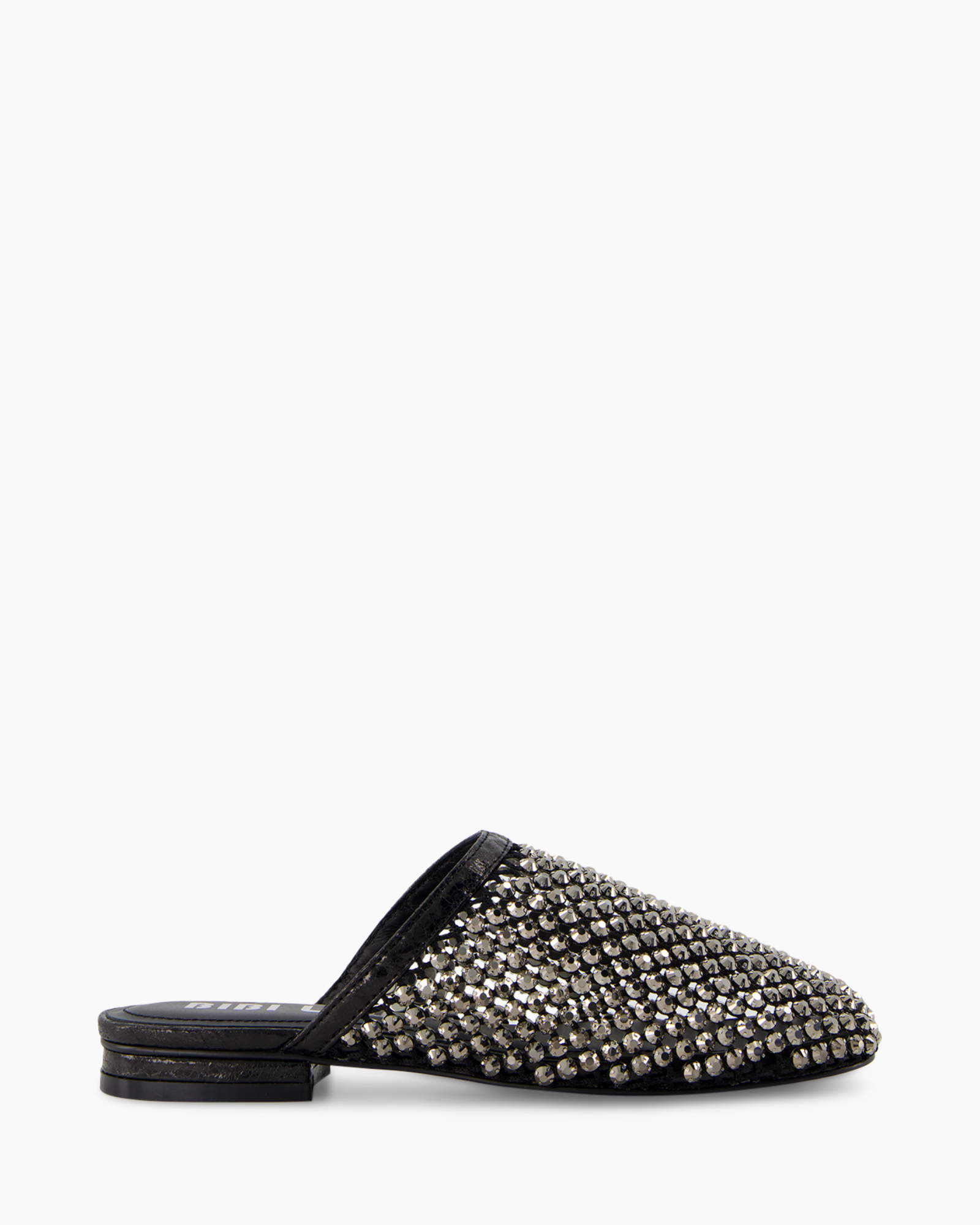 slipper, mule, embellished, flat, glitter
