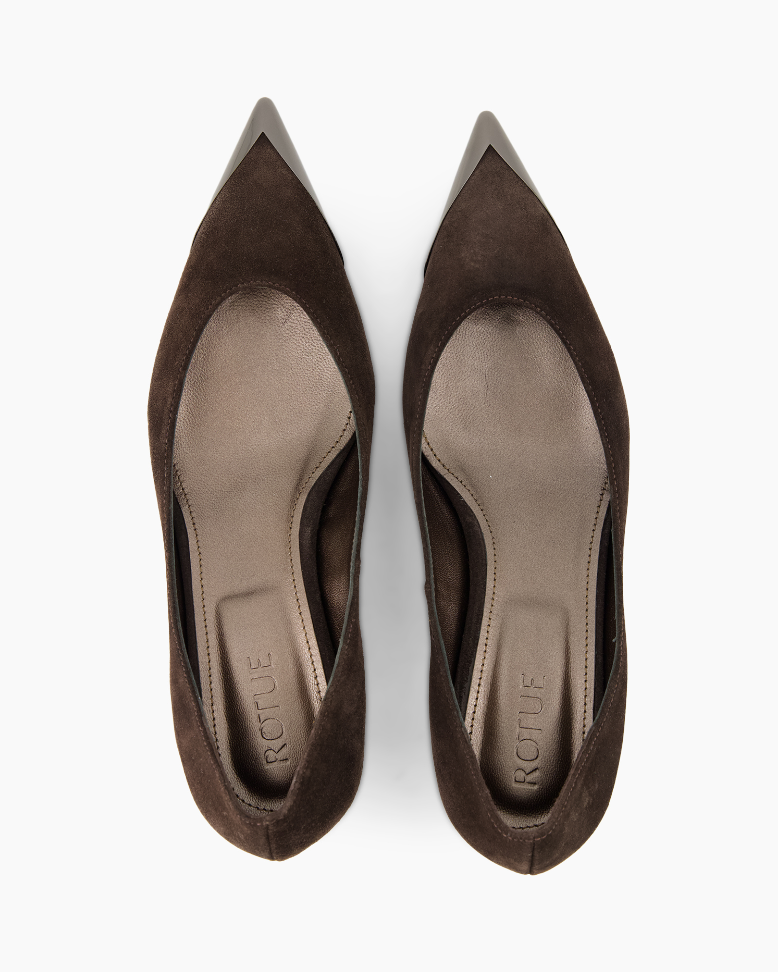 shoes, pointed-toe, heel, brown, suede