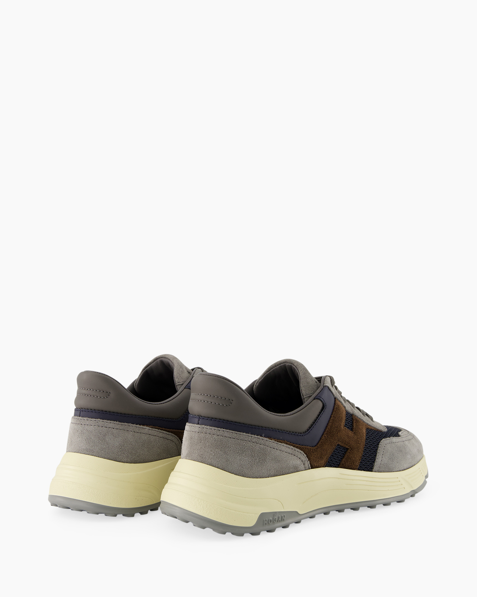 sneakers, athletic shoes, multicolor, suede, chunky heel