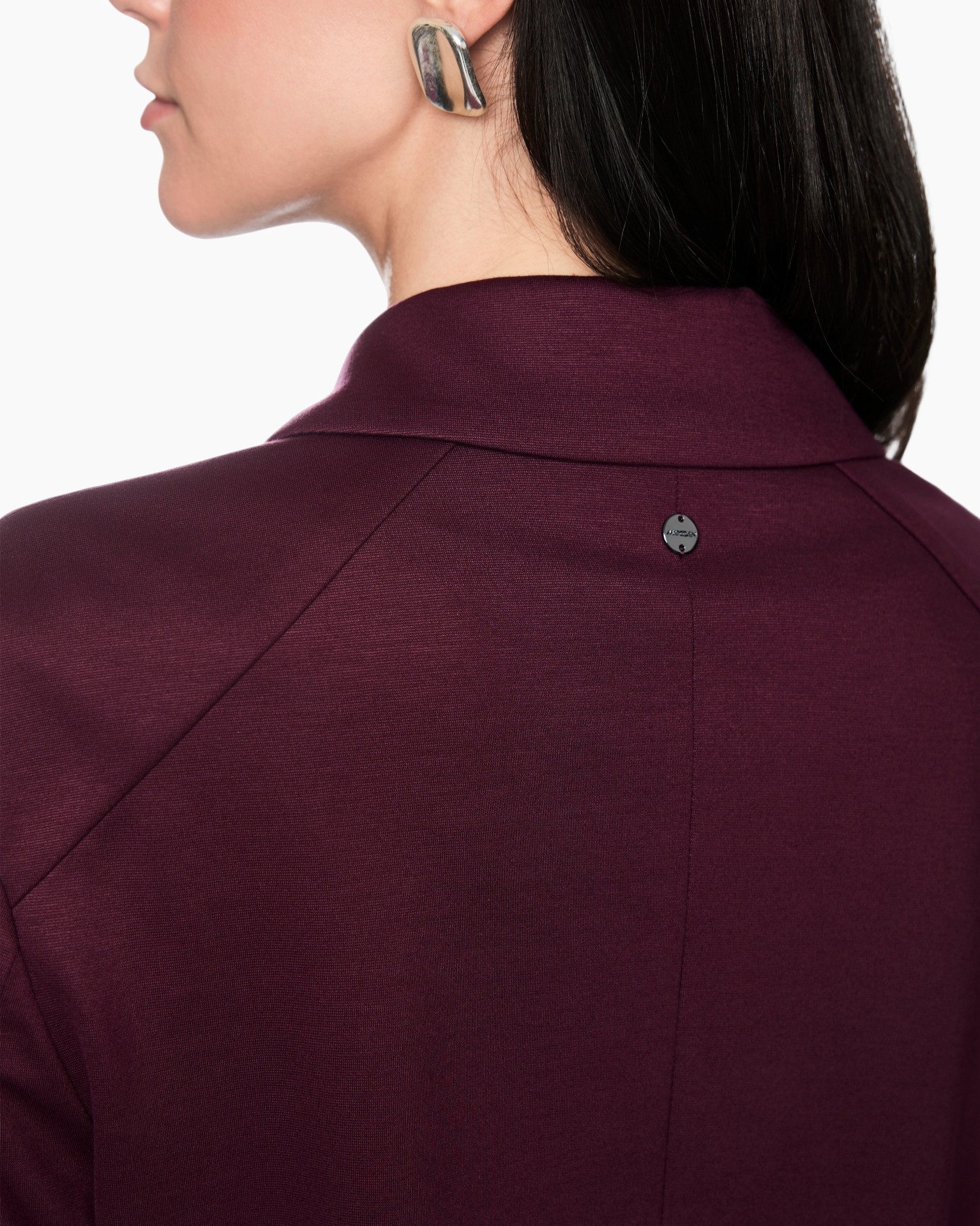 blazer, jacket, collar, button, placket