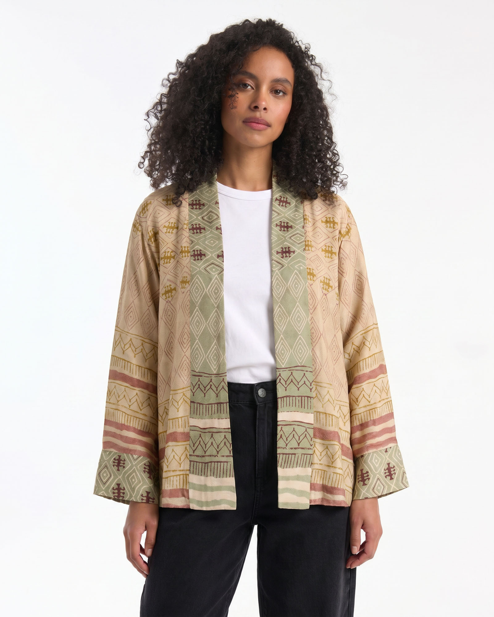 kimono, cardigan, kimono jacket, patterned, bohemian style