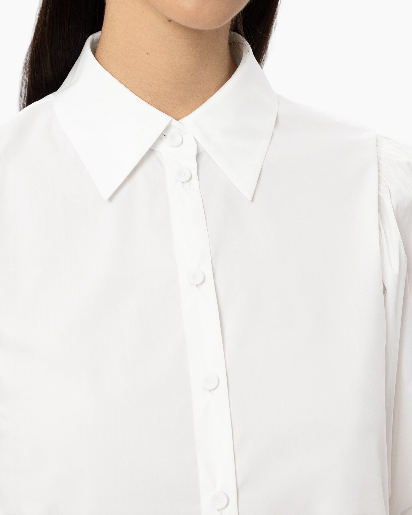 shirt, collar, button-down, white, blouse