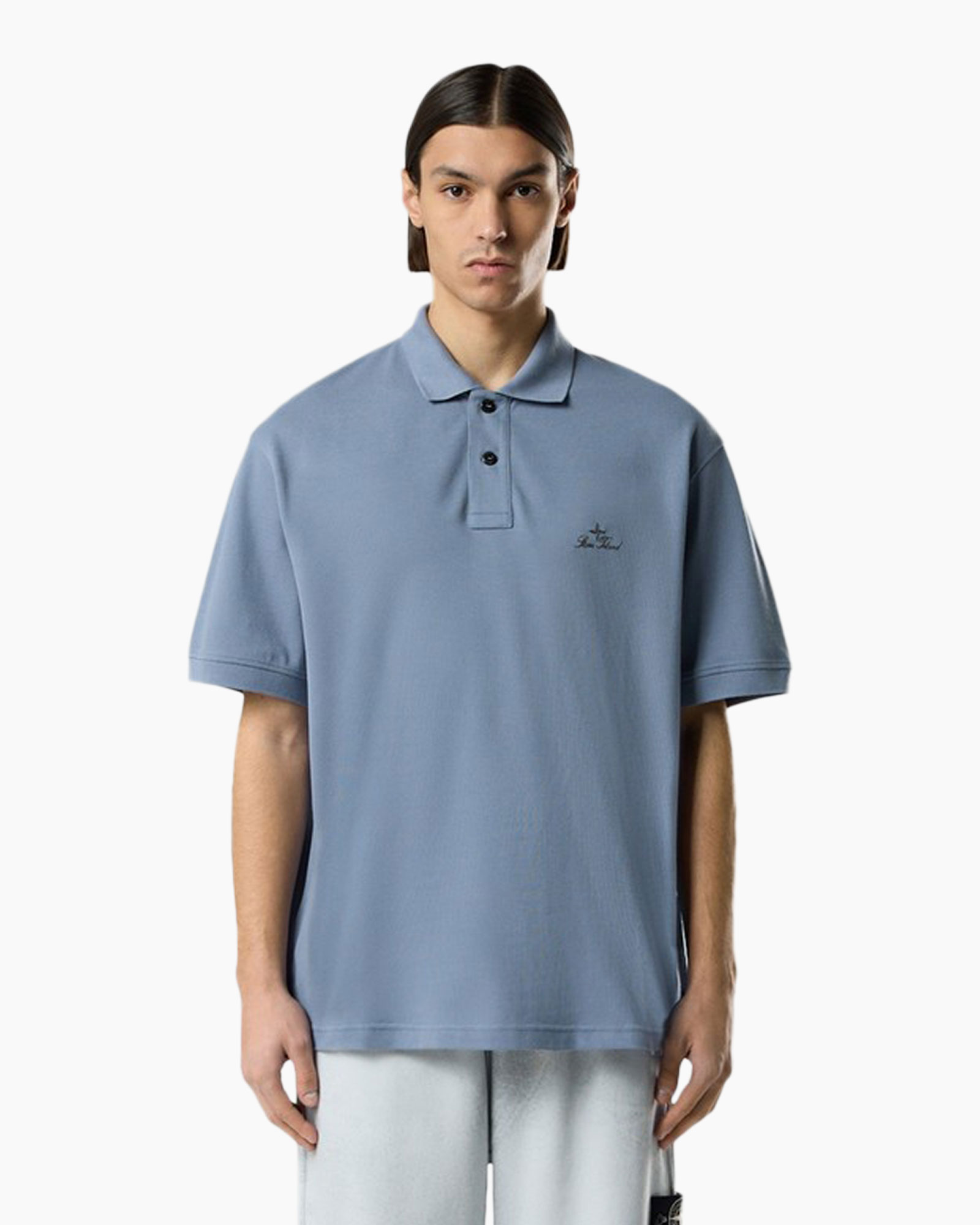 Polo Organic Cotton Pique Donker Blauw