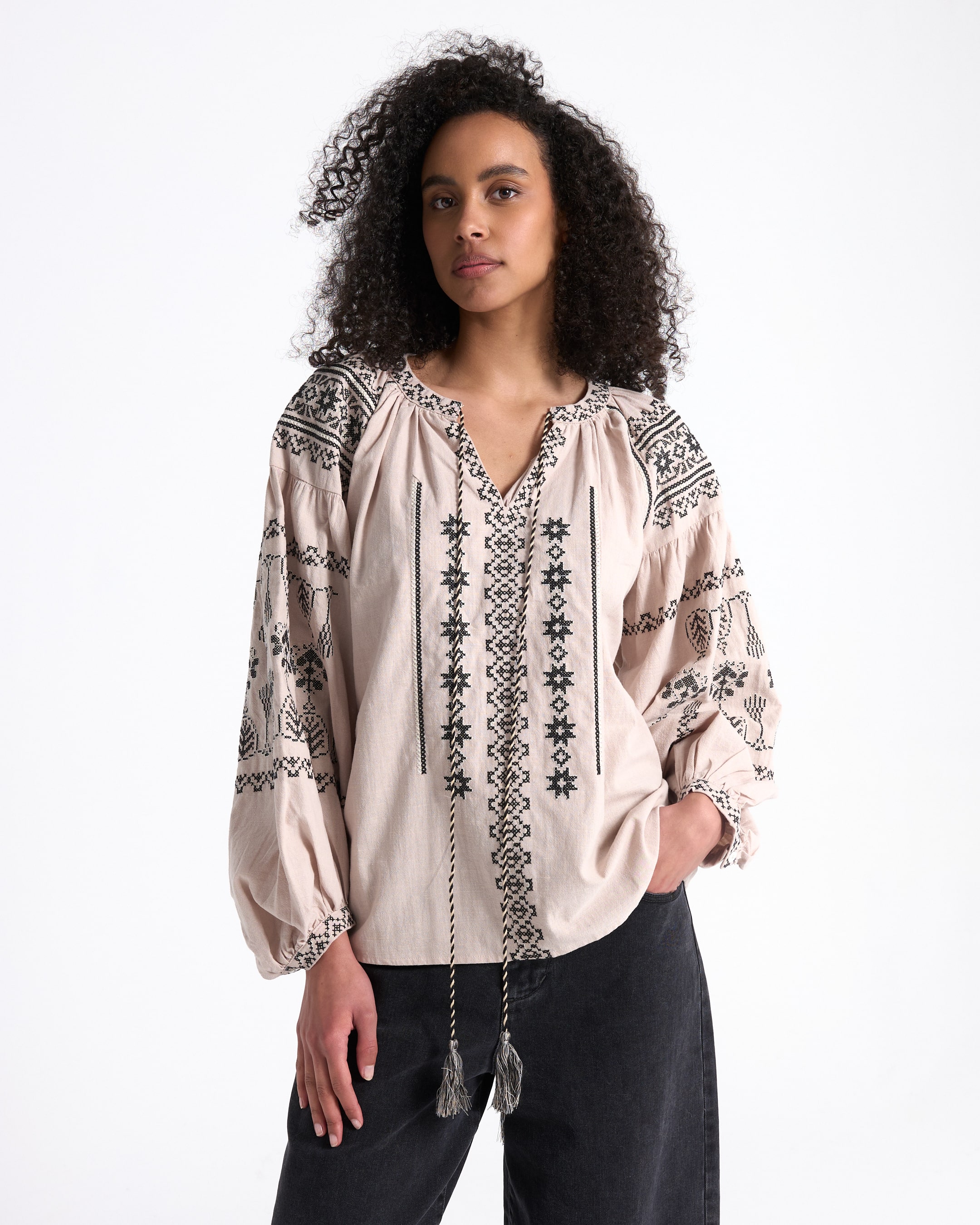 Blouse Isola Palmaria Beige