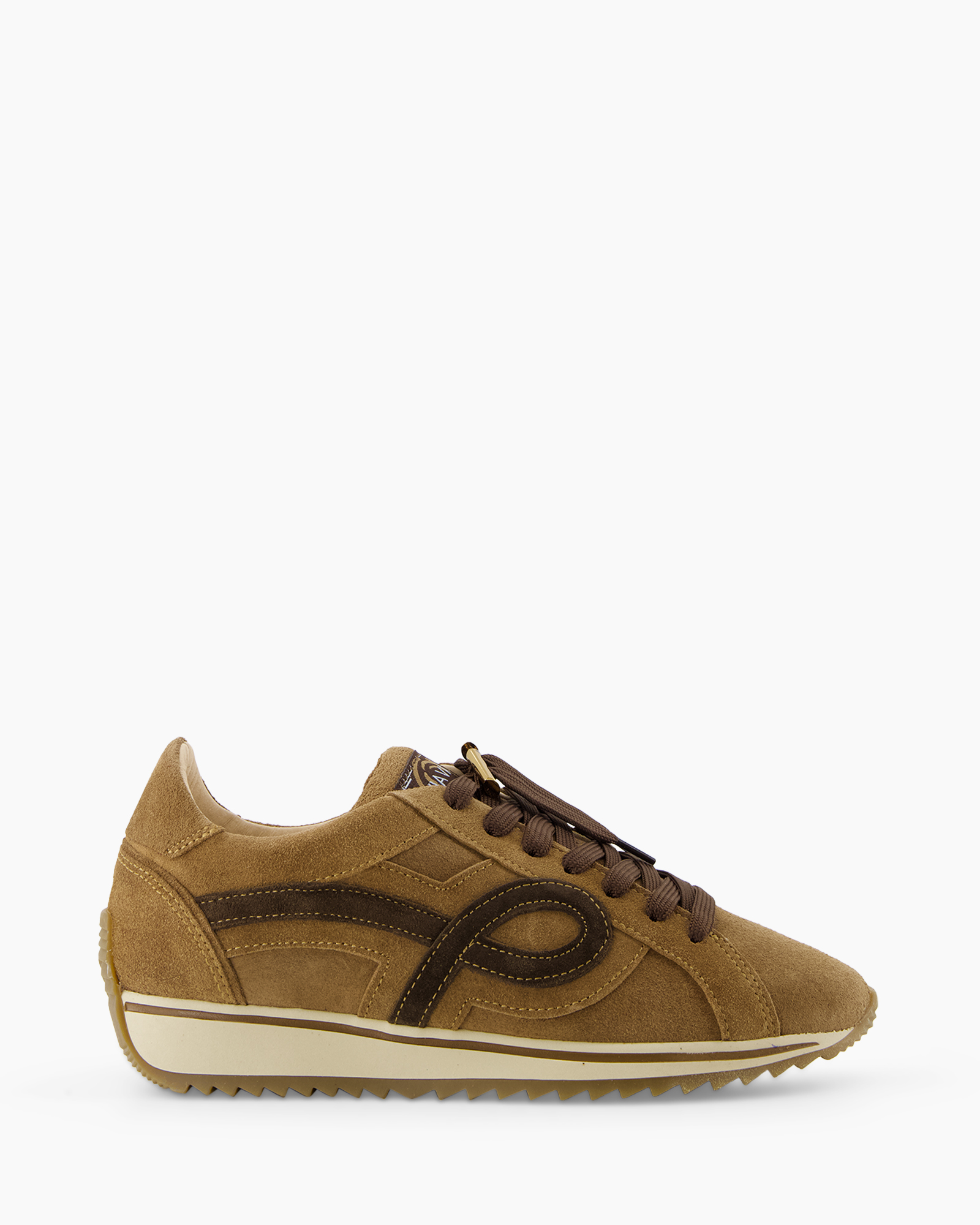 sneaker, athletic, brown, suede, casual