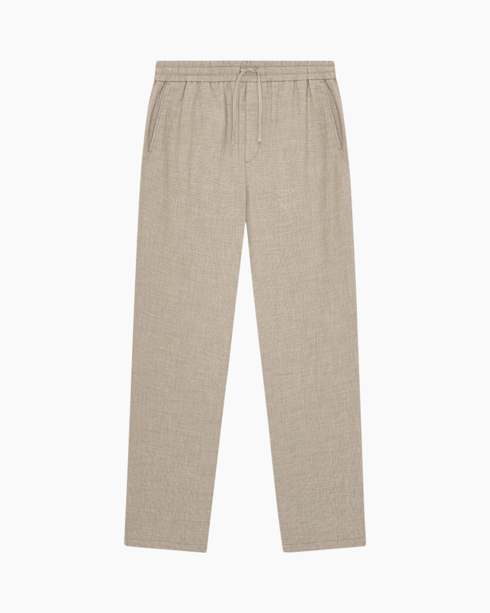 pants, trousers, beige, drawstring, linen-look