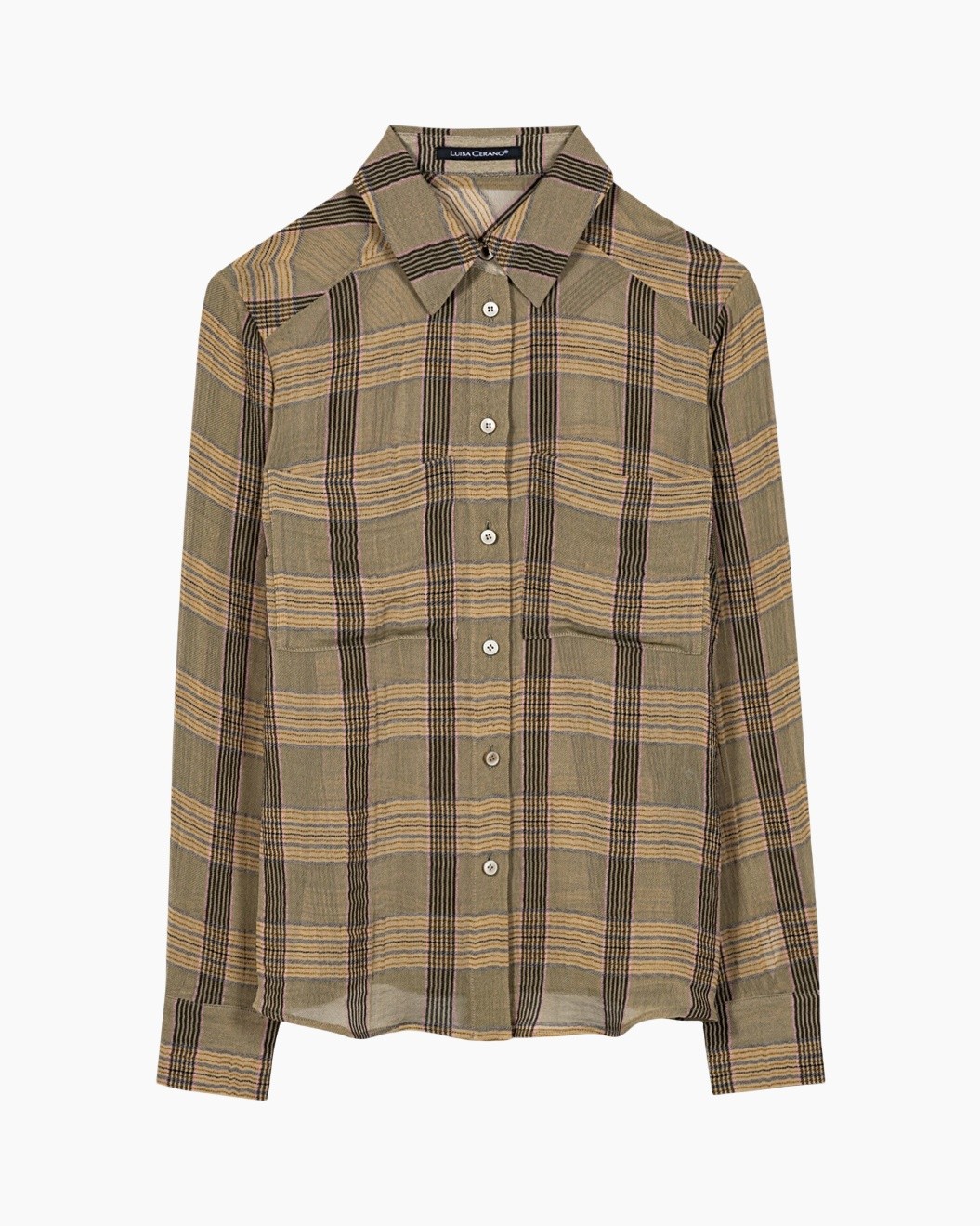 plaid, button-down, shirt, long-sleeve, khaki