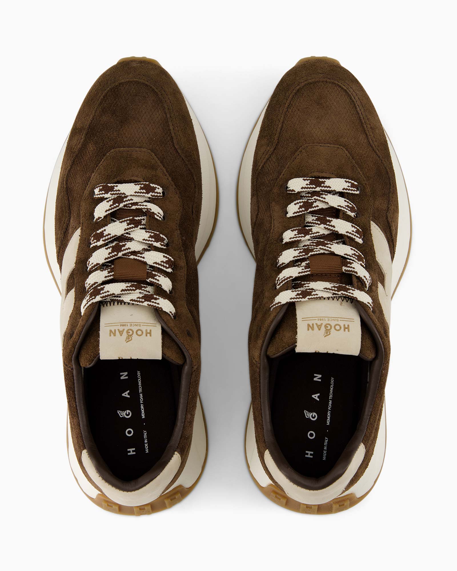 sneakers, brown, suede, laces, casual