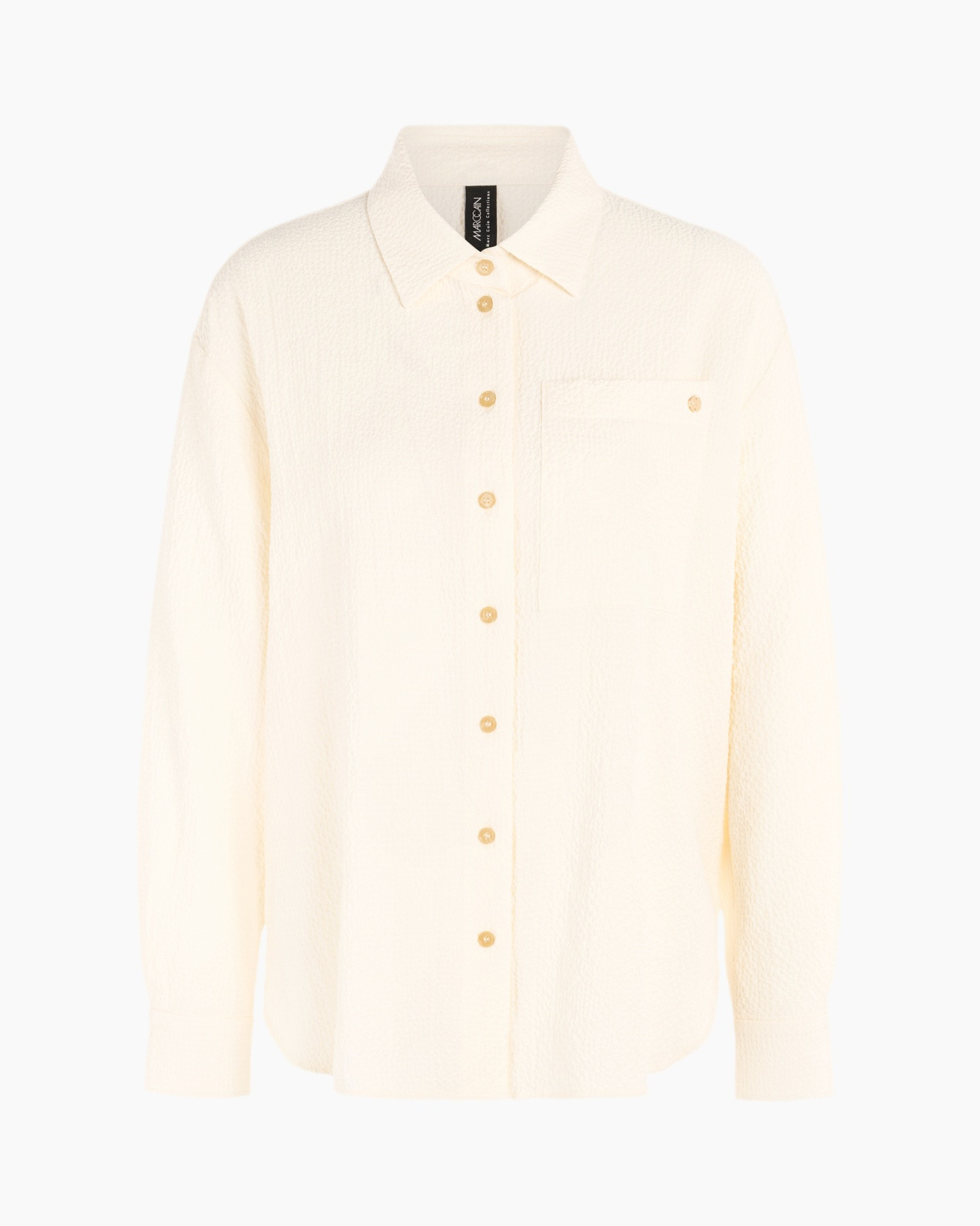 button-down, shirt, long-sleeve, cream, pocket