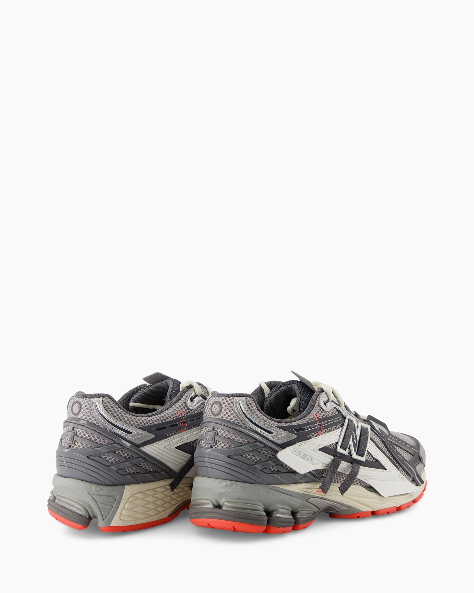 running shoes, sneakers, gray, multi-panel, mesh