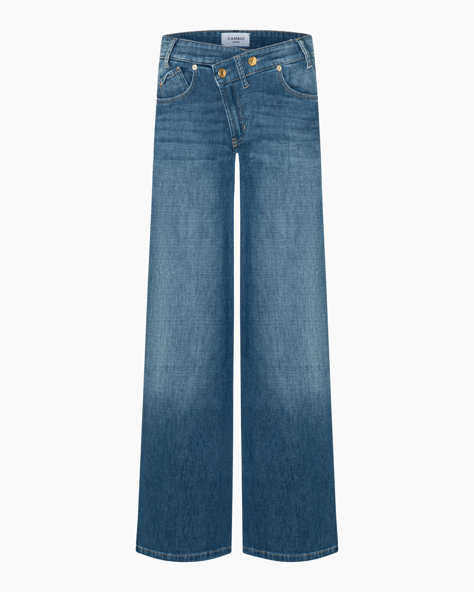 jeans, wide-leg, denim, blue, pants